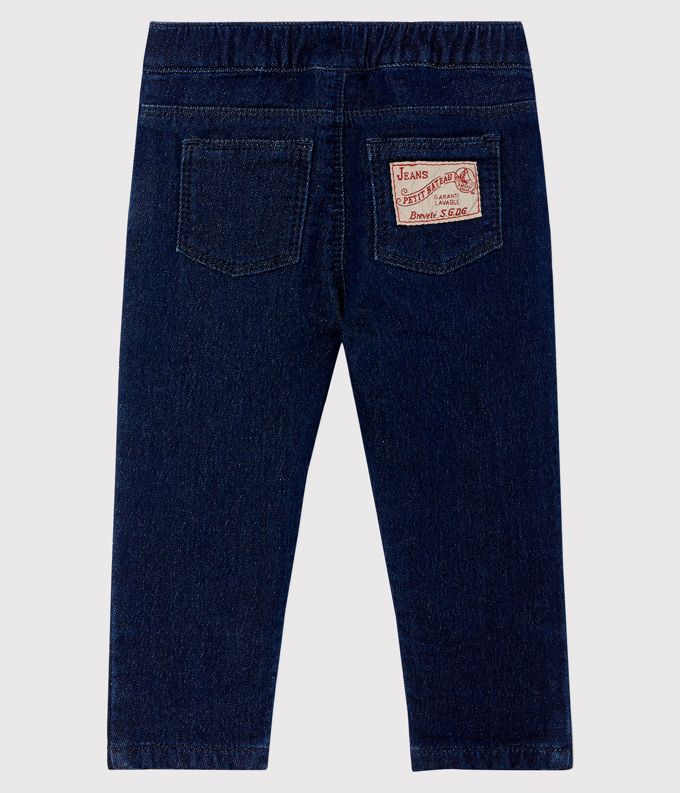 Pantalon en molleton denim bébé