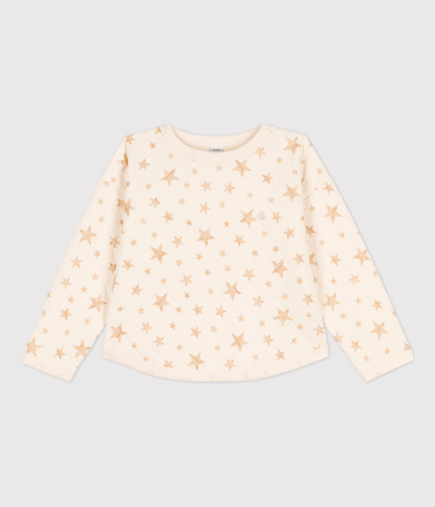 Sweatshirt imprimé en tubique enfant fille