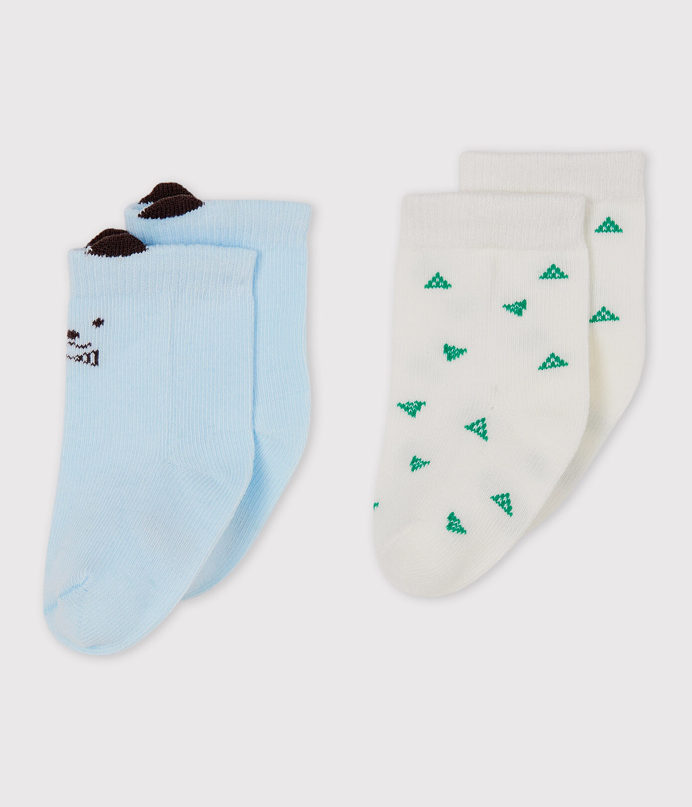 Lot de 2 paires de chaussettes bébé garon