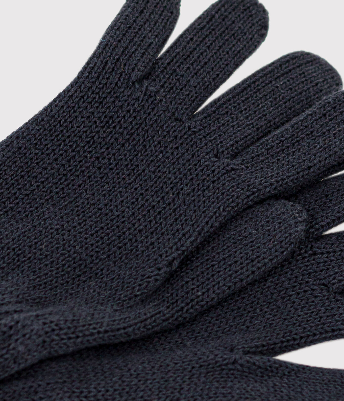 Gants en tricot doublé en polaire enfant garon-fille
