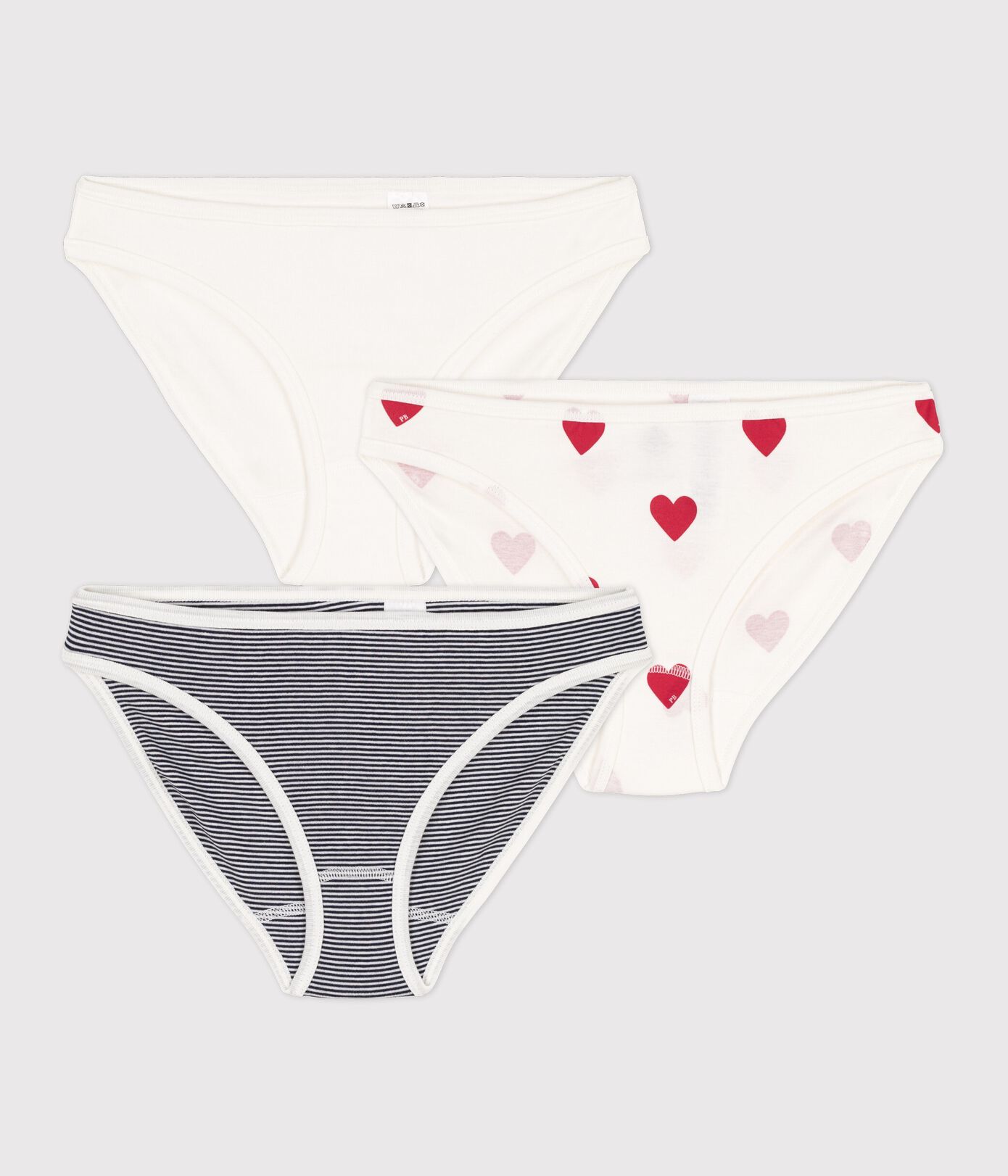 Lot 3 culottes en coton Femme