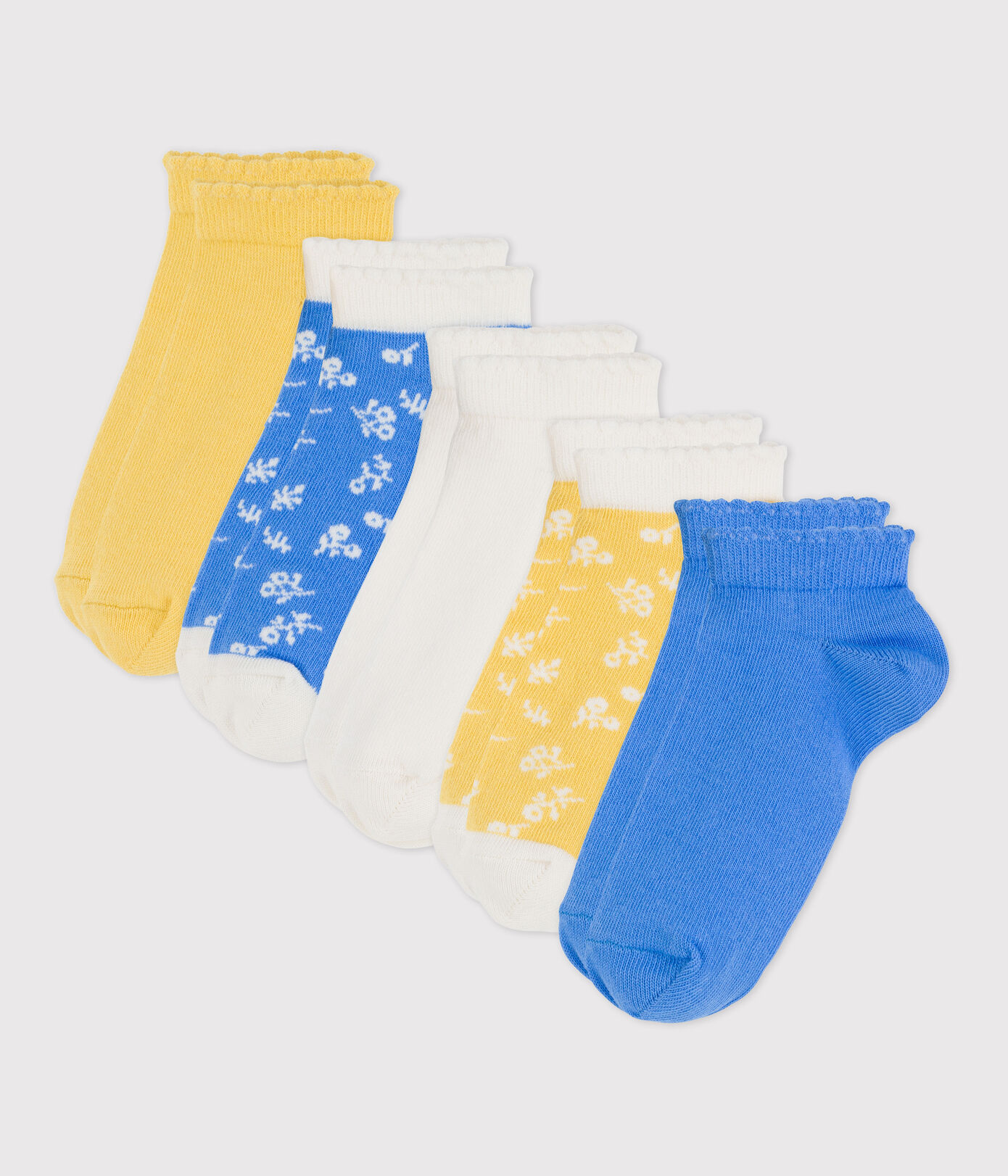 Lot de 5 paires de chaussettes enfant fille
