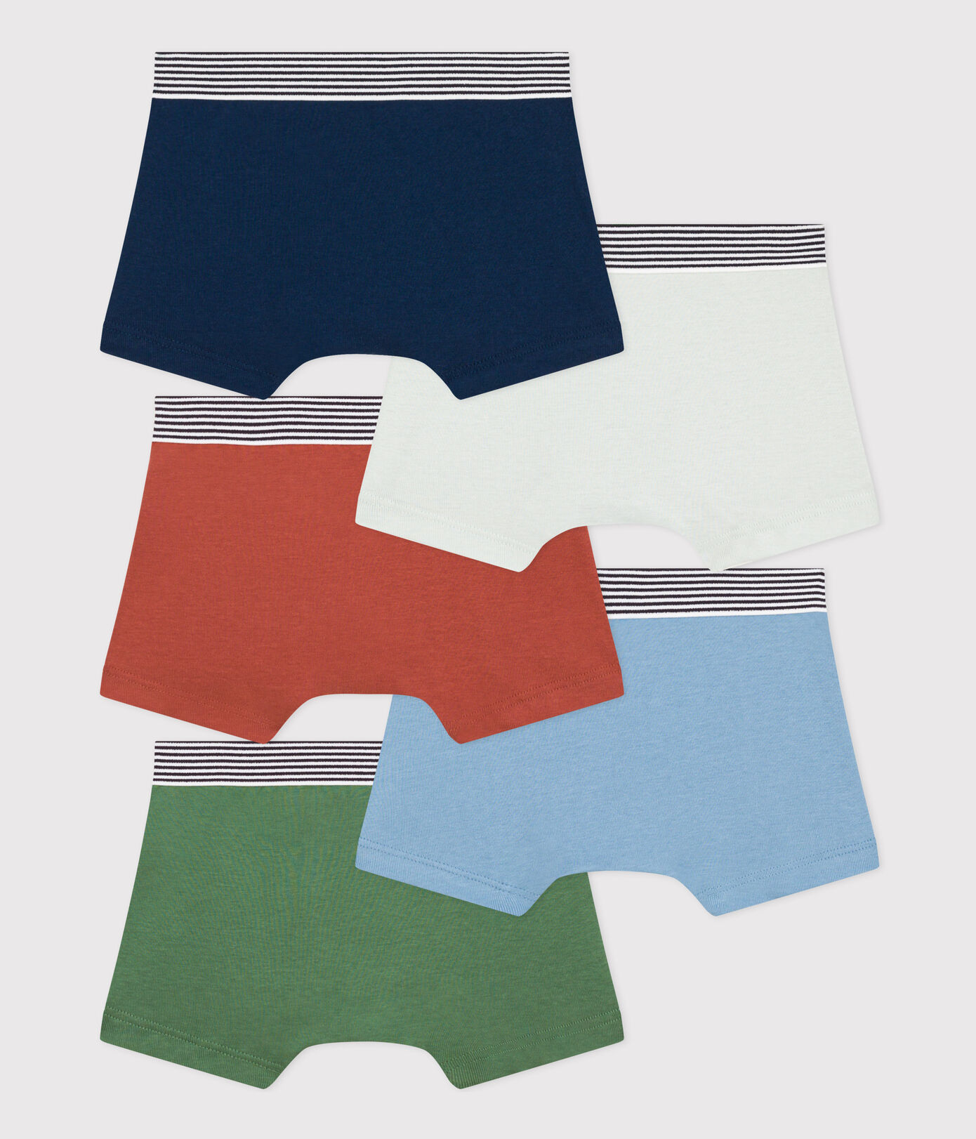 Lot de 5 boxers en coton petit garon