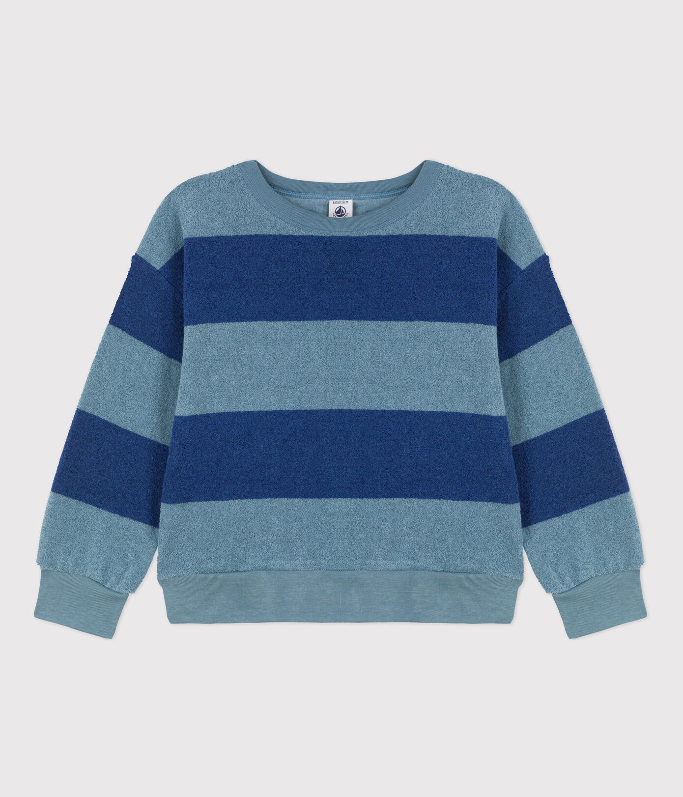 Sweatshirt en bouclette éponge enfant fille / garon
