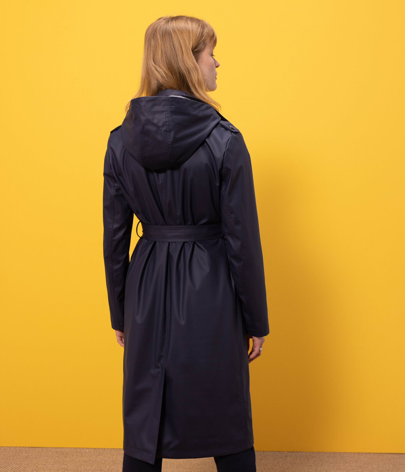 Trench à capuche Femme