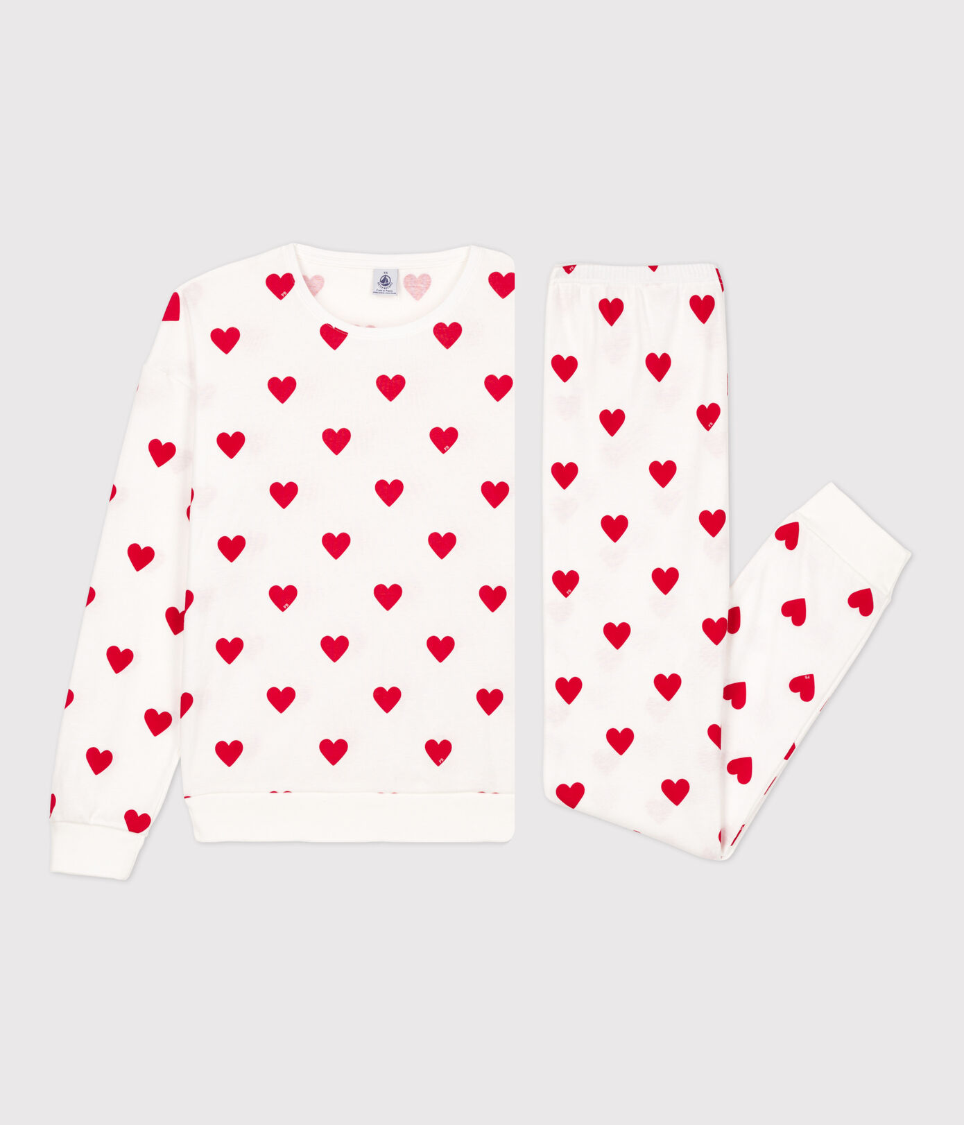 Pyjama cur femme en coton