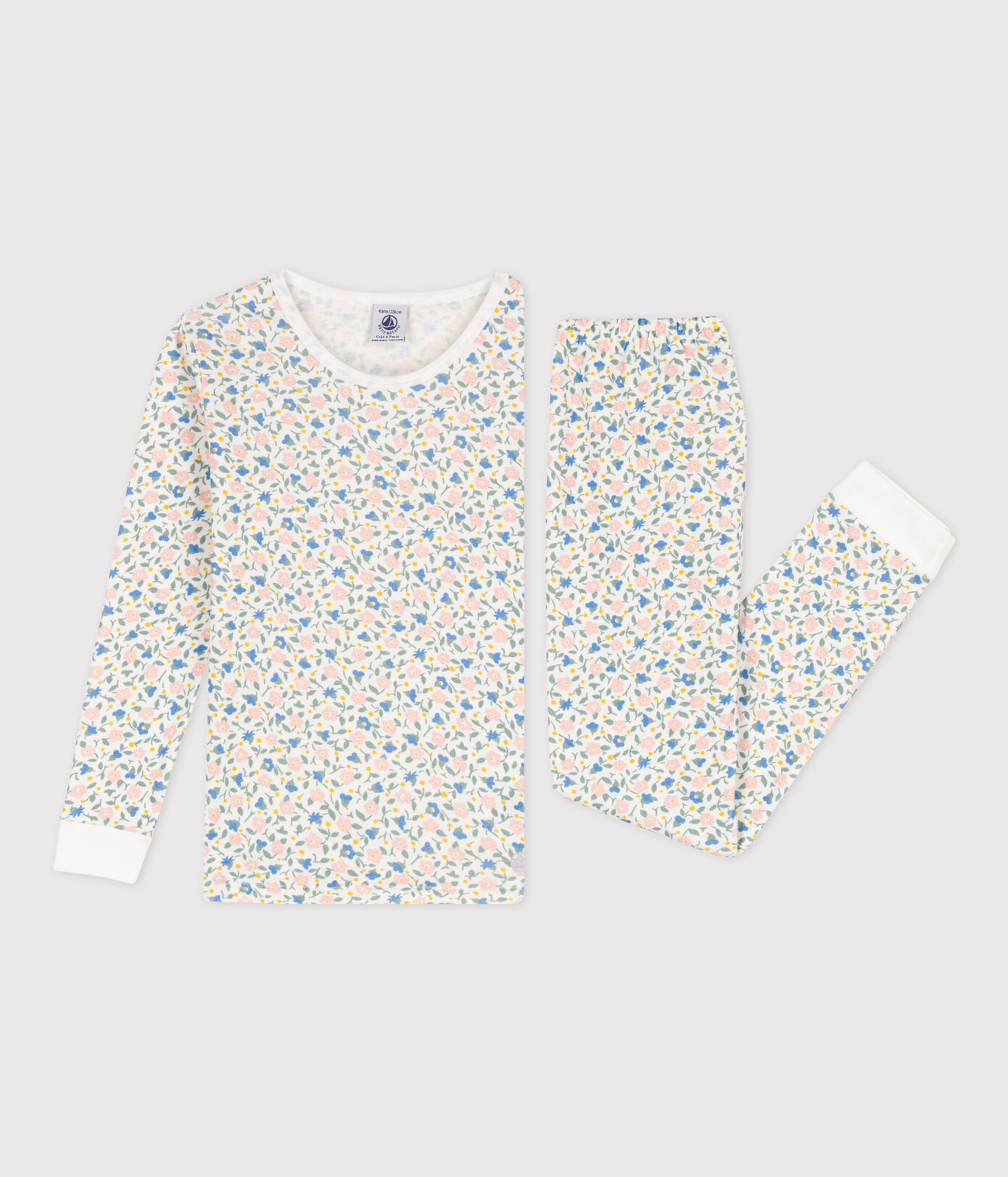 Pyjama ajusté en coton petite fille