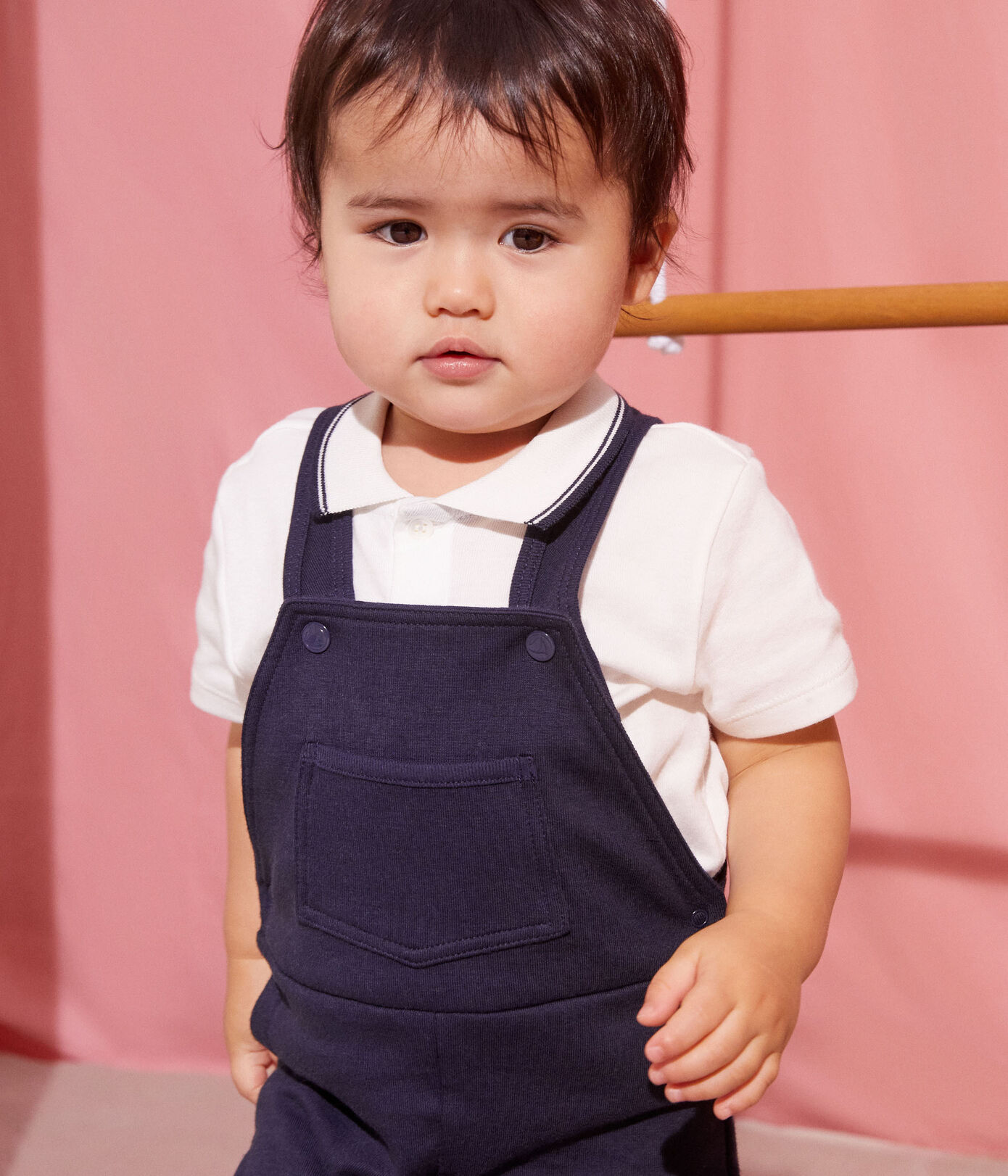 Polo manches courtes en coton bébé