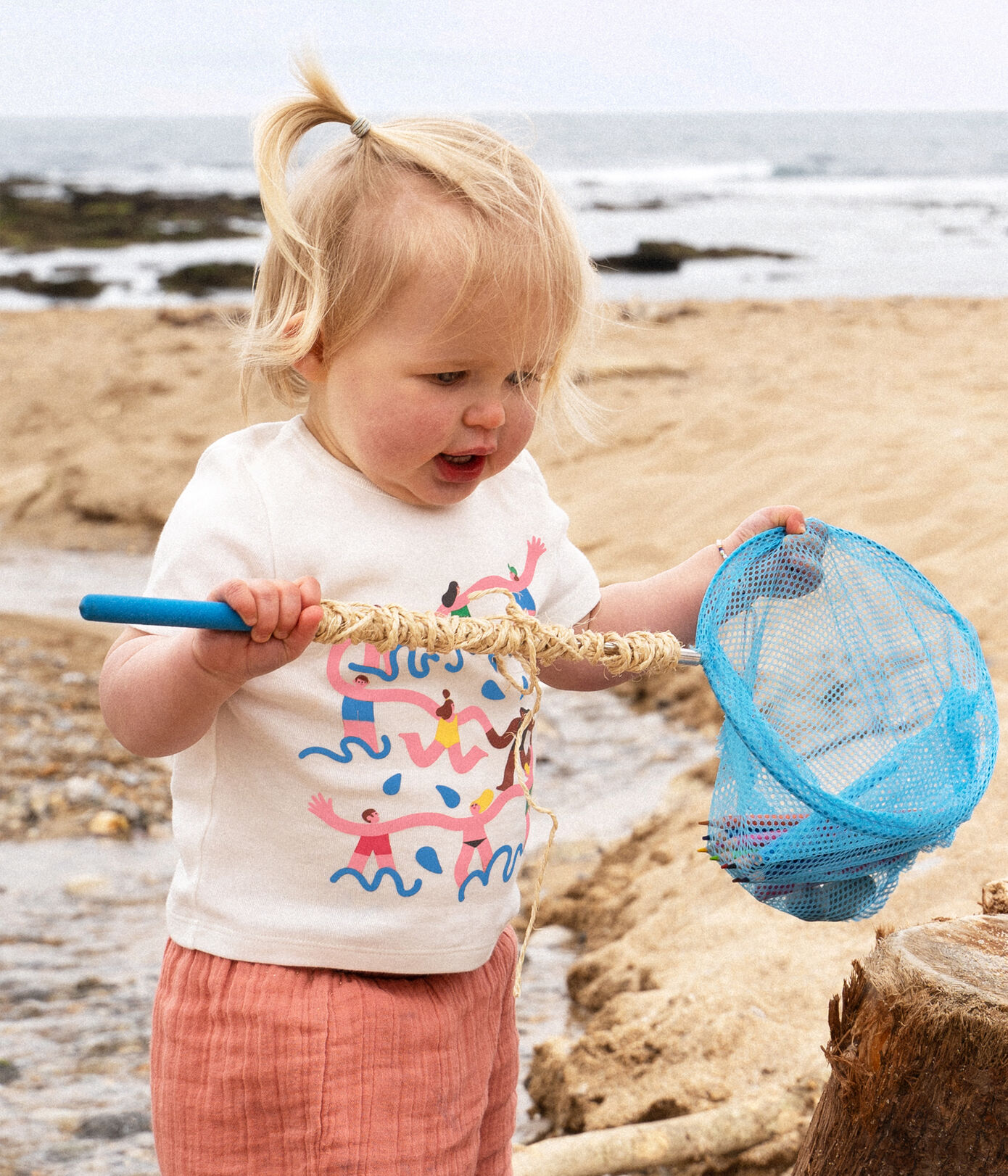 Tee-shirt Bébé Petit Bateau x Water Family