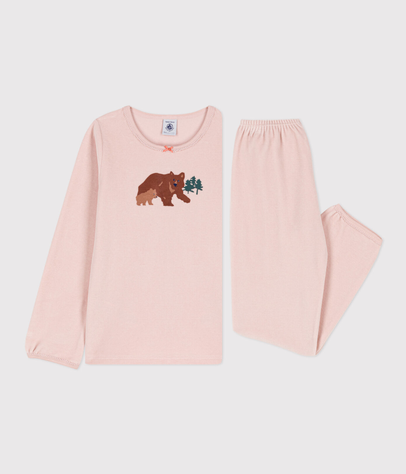 Pyjama petite fille en velours