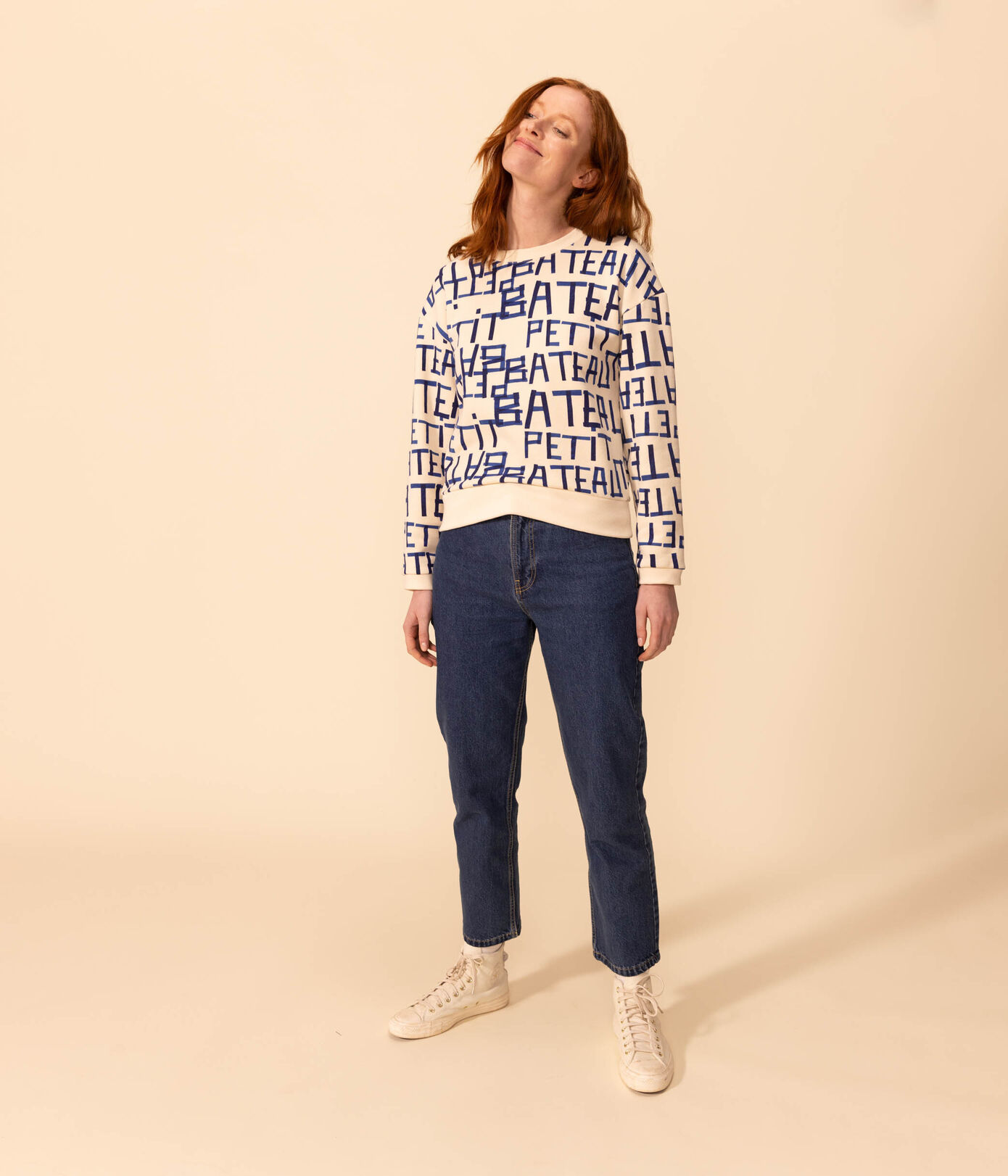 Sweatshirt en molleton Femme
