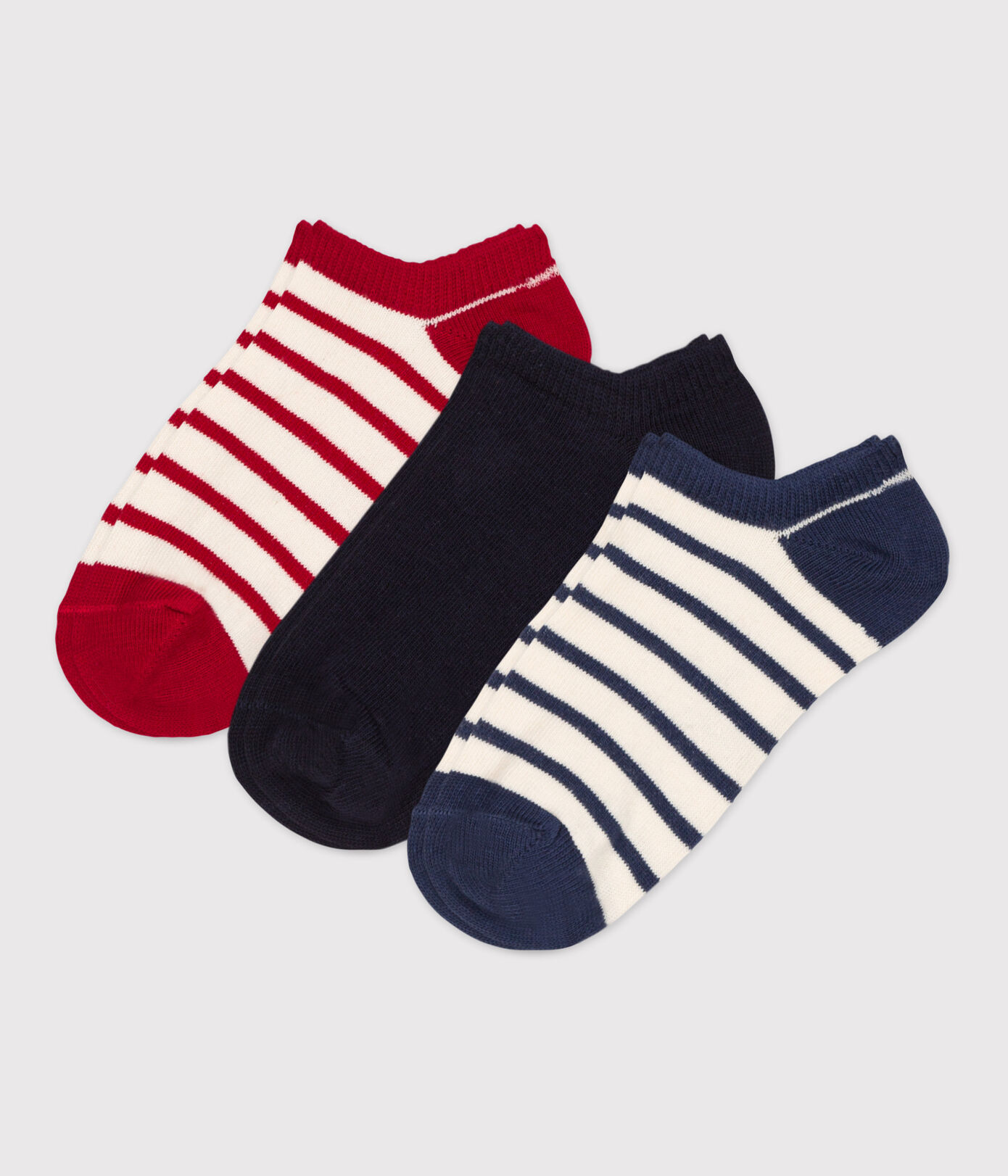 Lot de 3 paires de chaussettes enfant garon-fille
