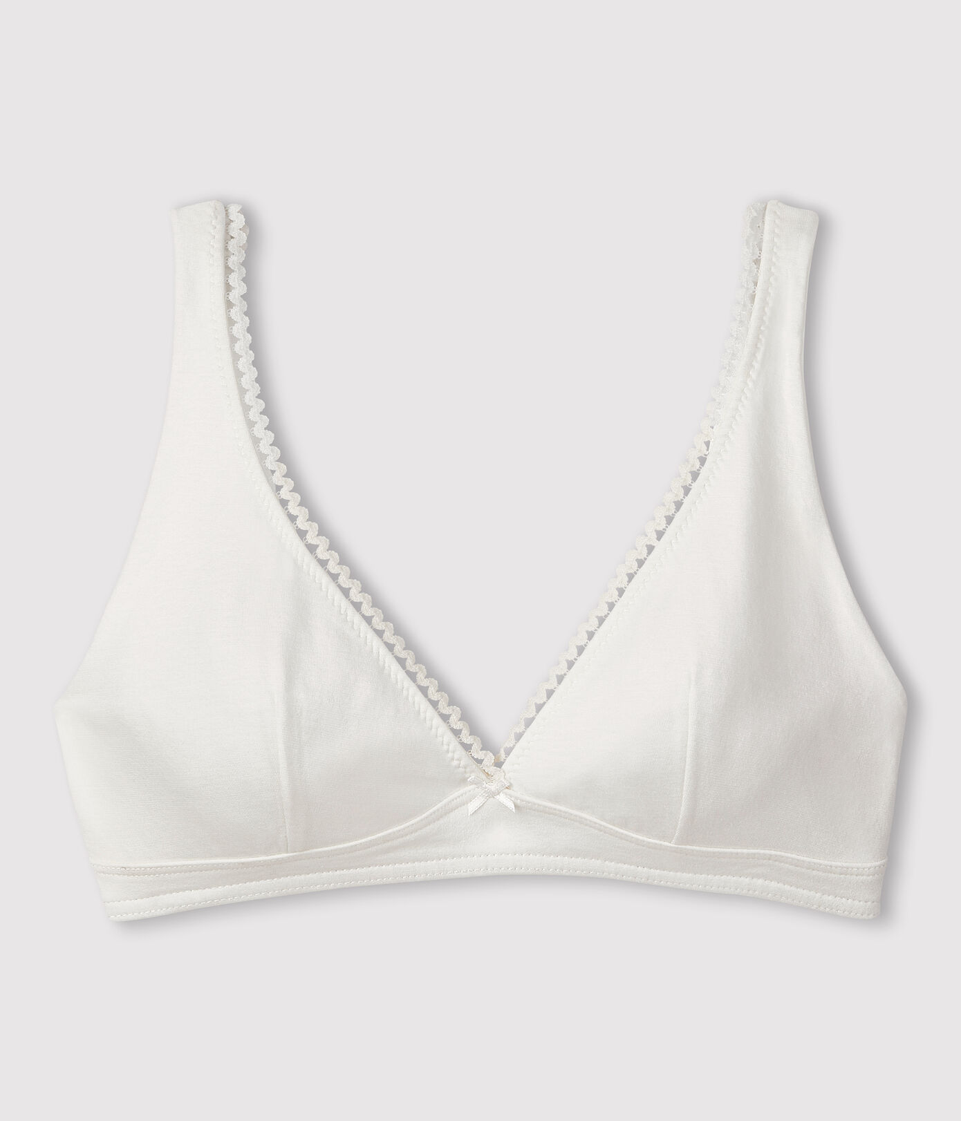 Soutien-gorge en coton stretch Femme