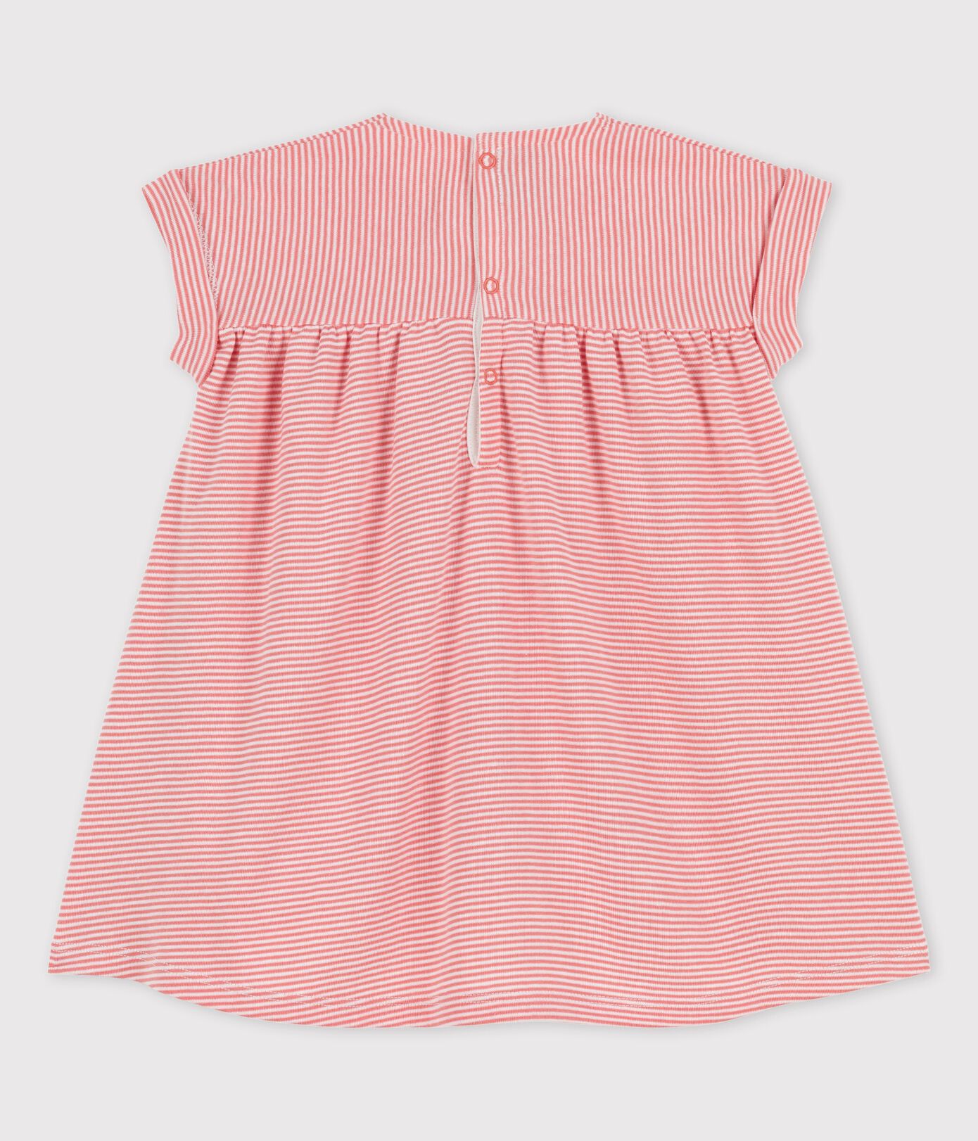 Robe manches courtes en coton bio bébé