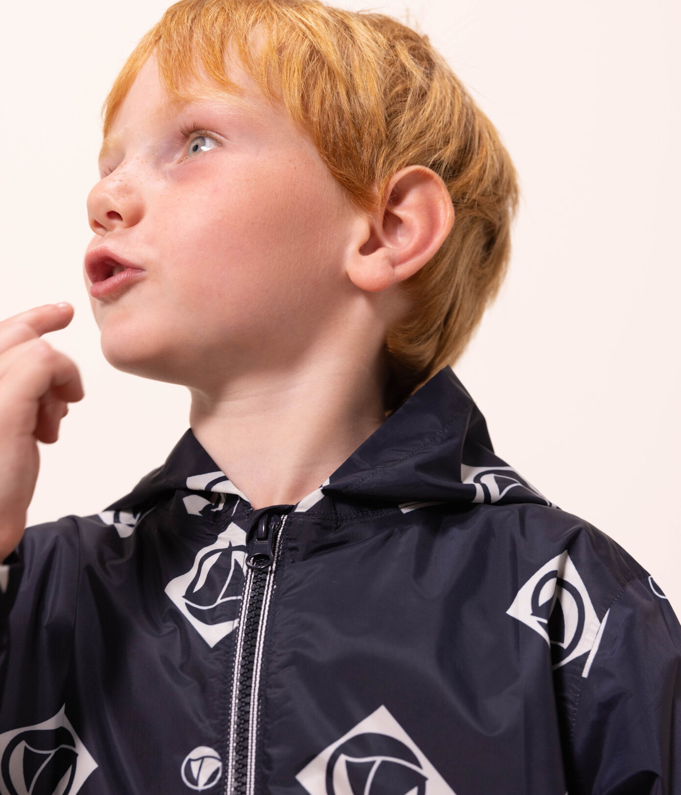 Coupe-vent, matière recyclée enfant fille/garon