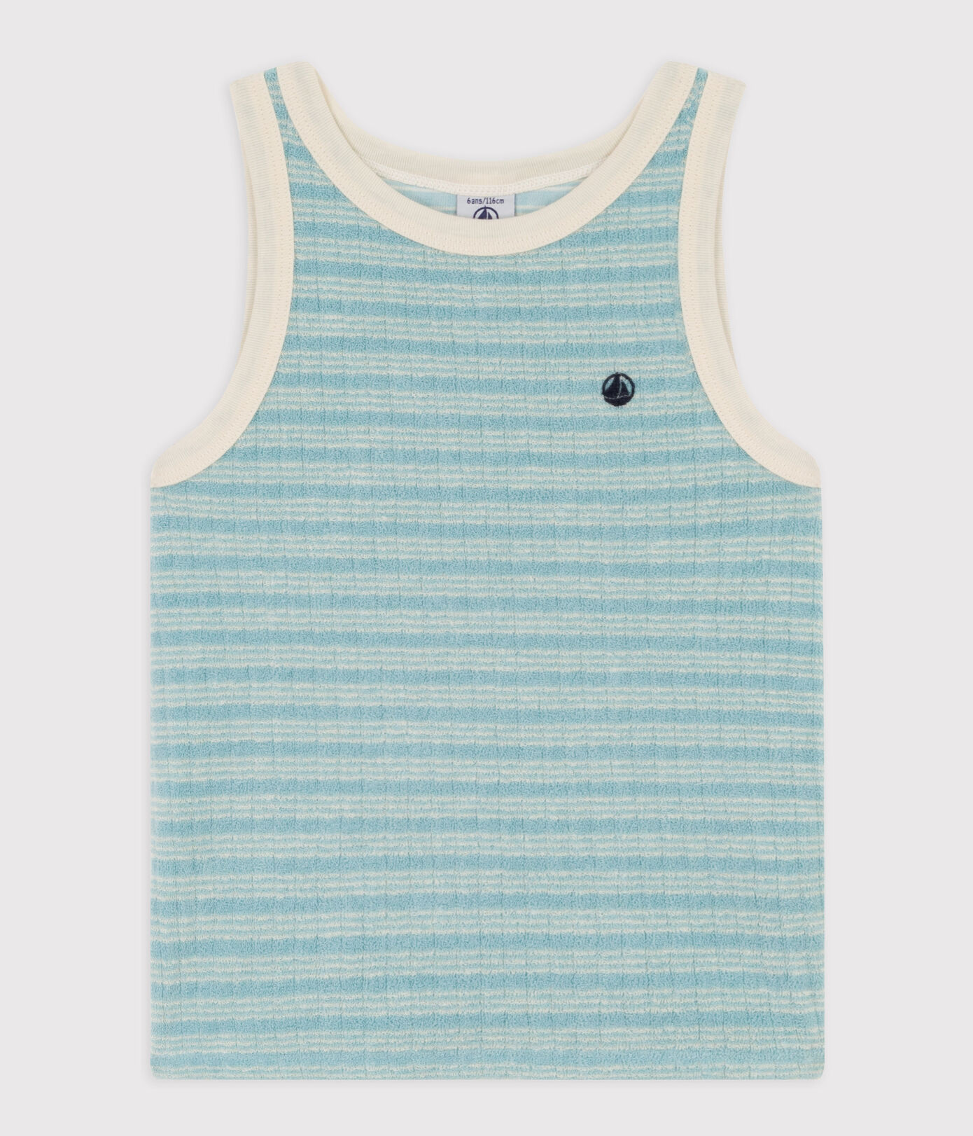 Débardeur en bouclette éponge enfant fille