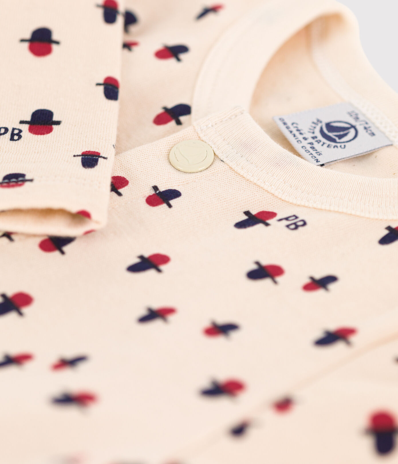 Cardigan bébé imprimé en tubique