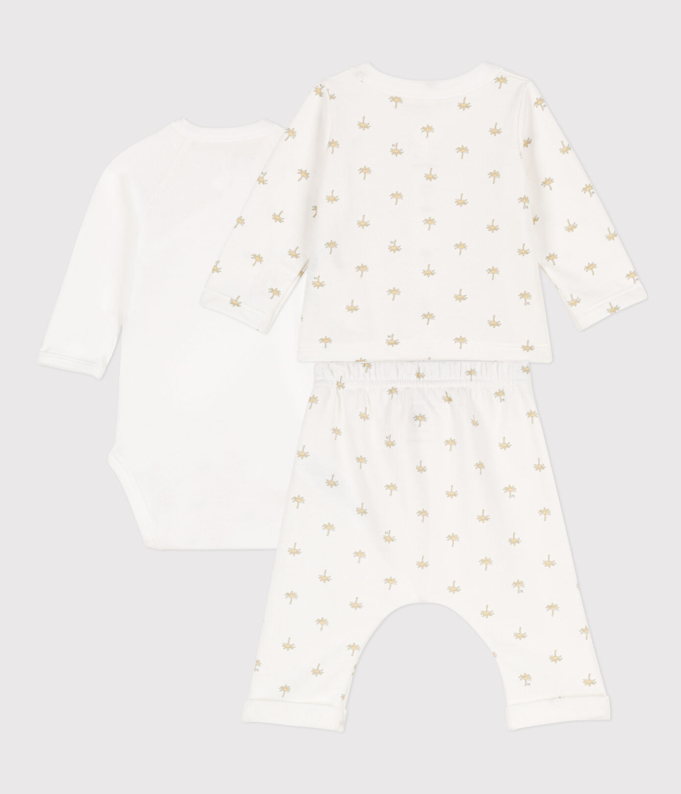 Ensemble imprimé en coton bébé