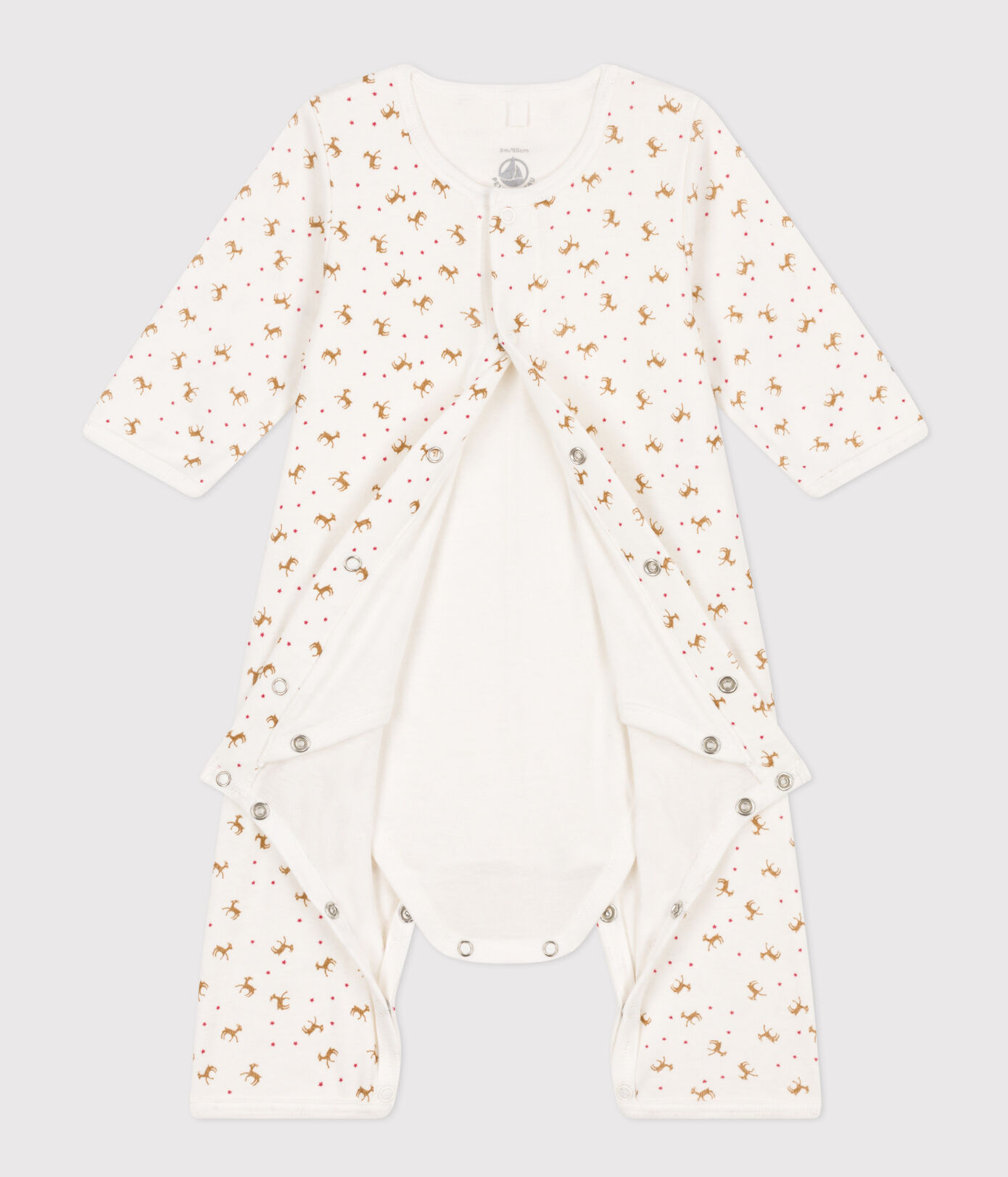 Bodyjama sans pieds bébé en coton