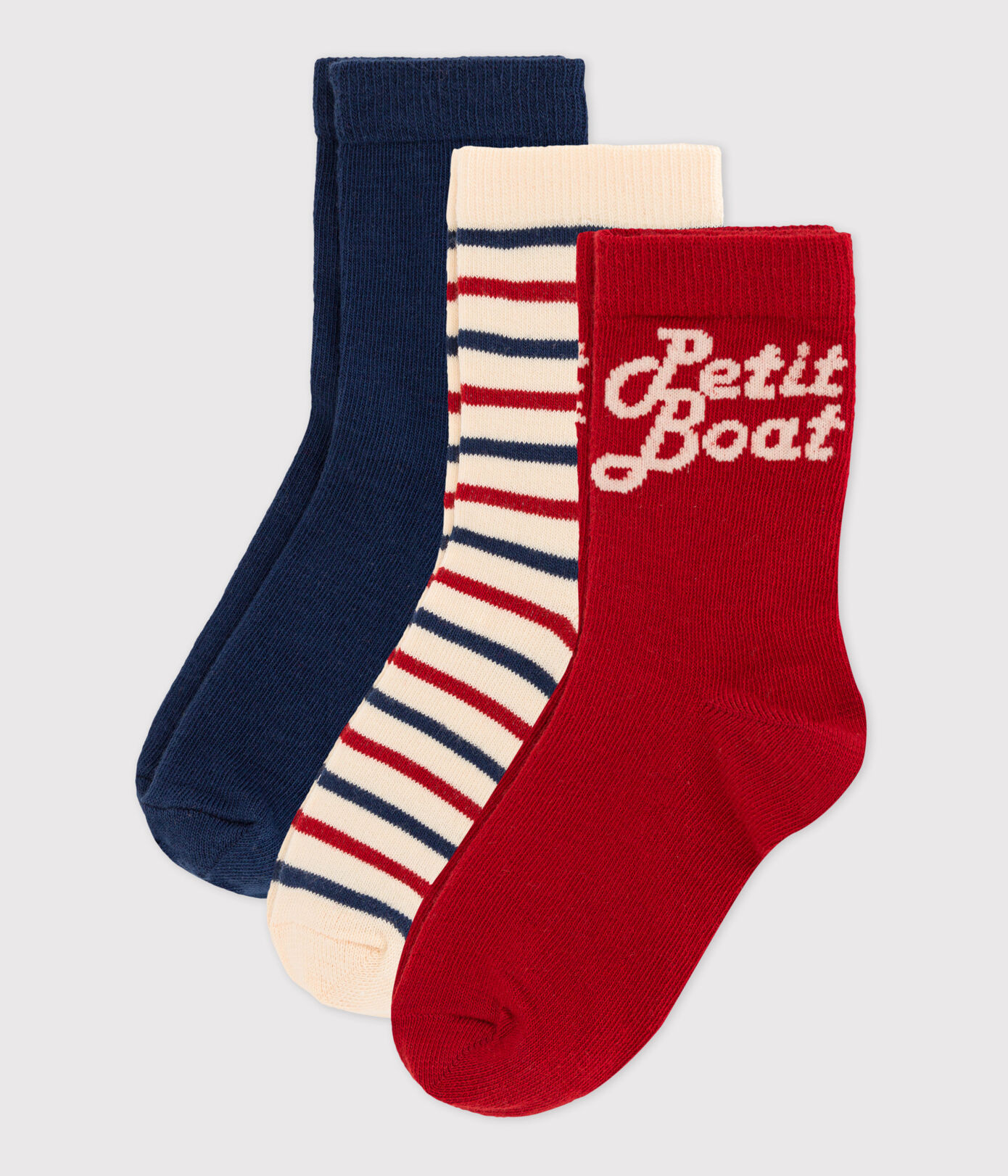 Lot de 3 paires de chaussettes enfant garon-fille