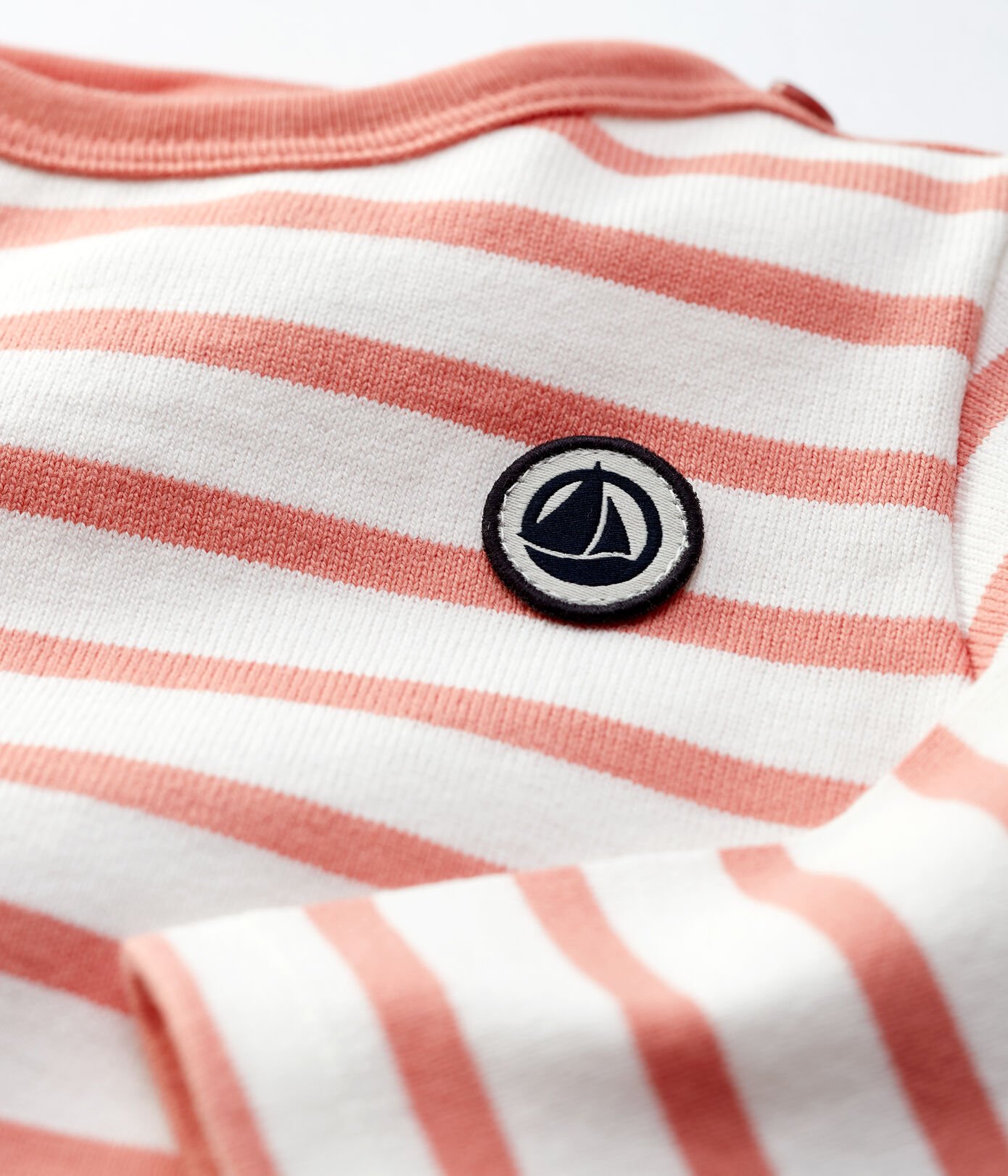 Marinière en jersey épais de coton bébé