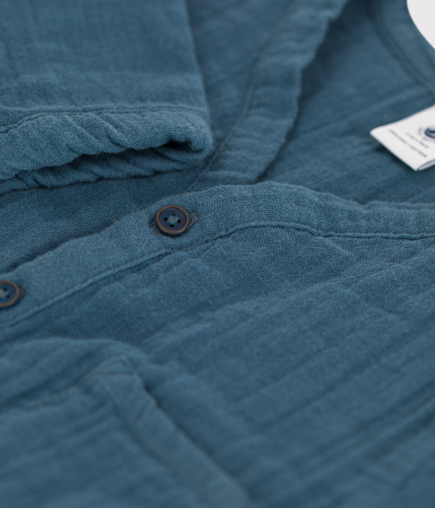 Cardigan bébé en gaze de coton