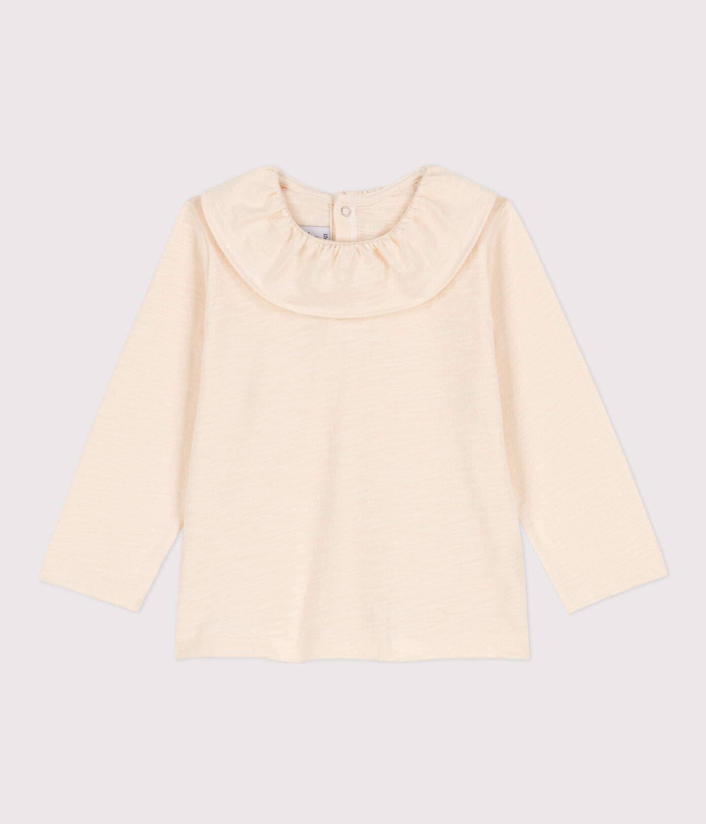 Blouse manches longues bébé en jersey flammé