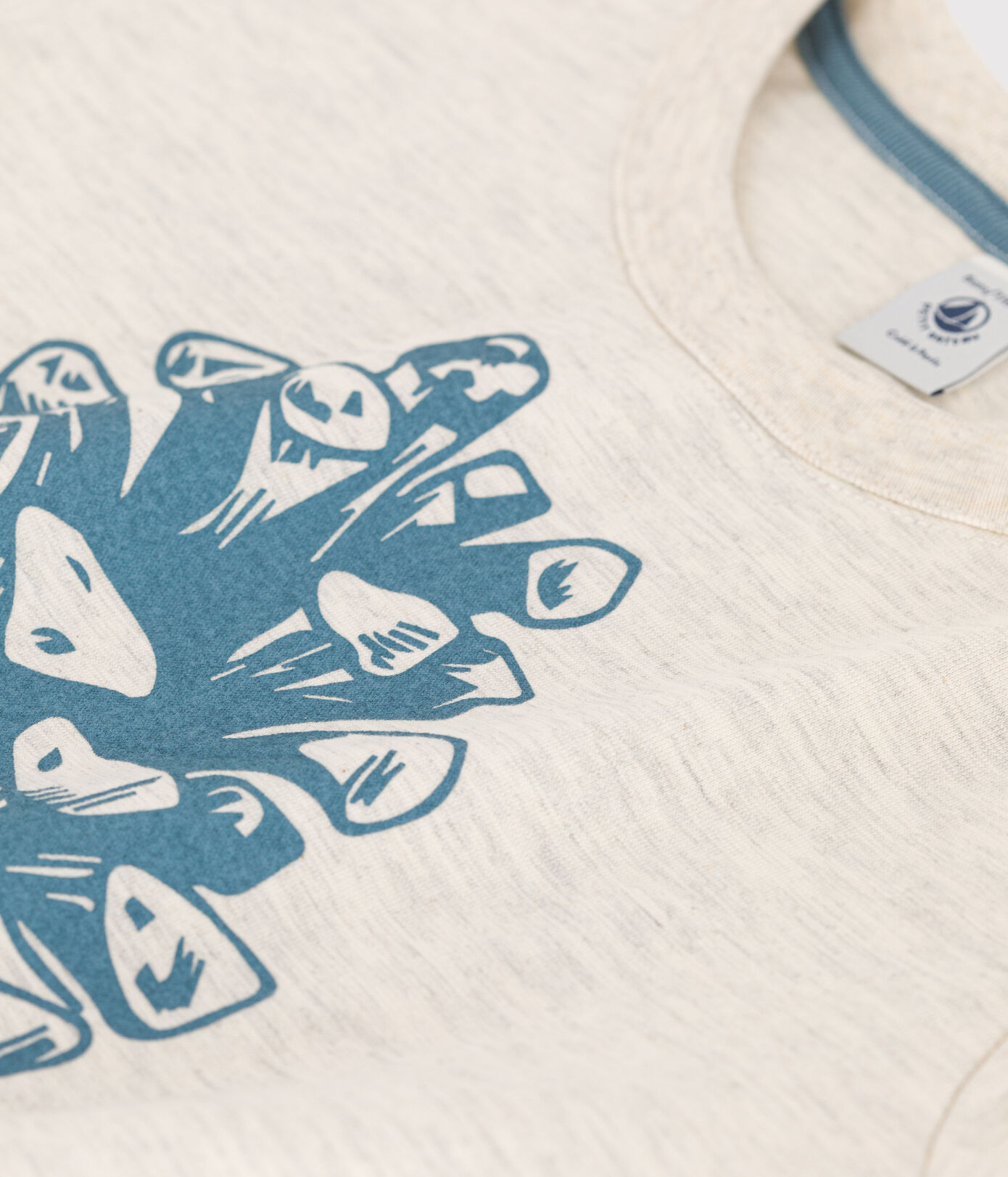 Tee-shirt manches longues en coton enfant garon