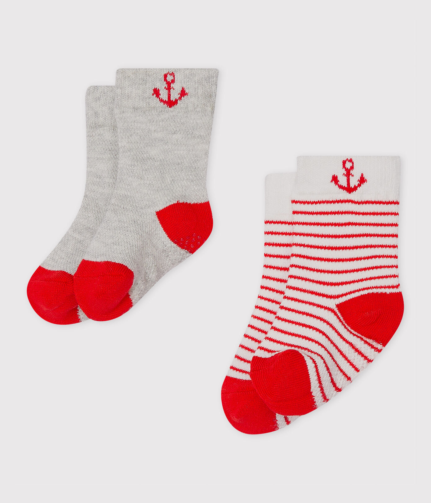 Lot de 2 paires de chaussettes bébé garon