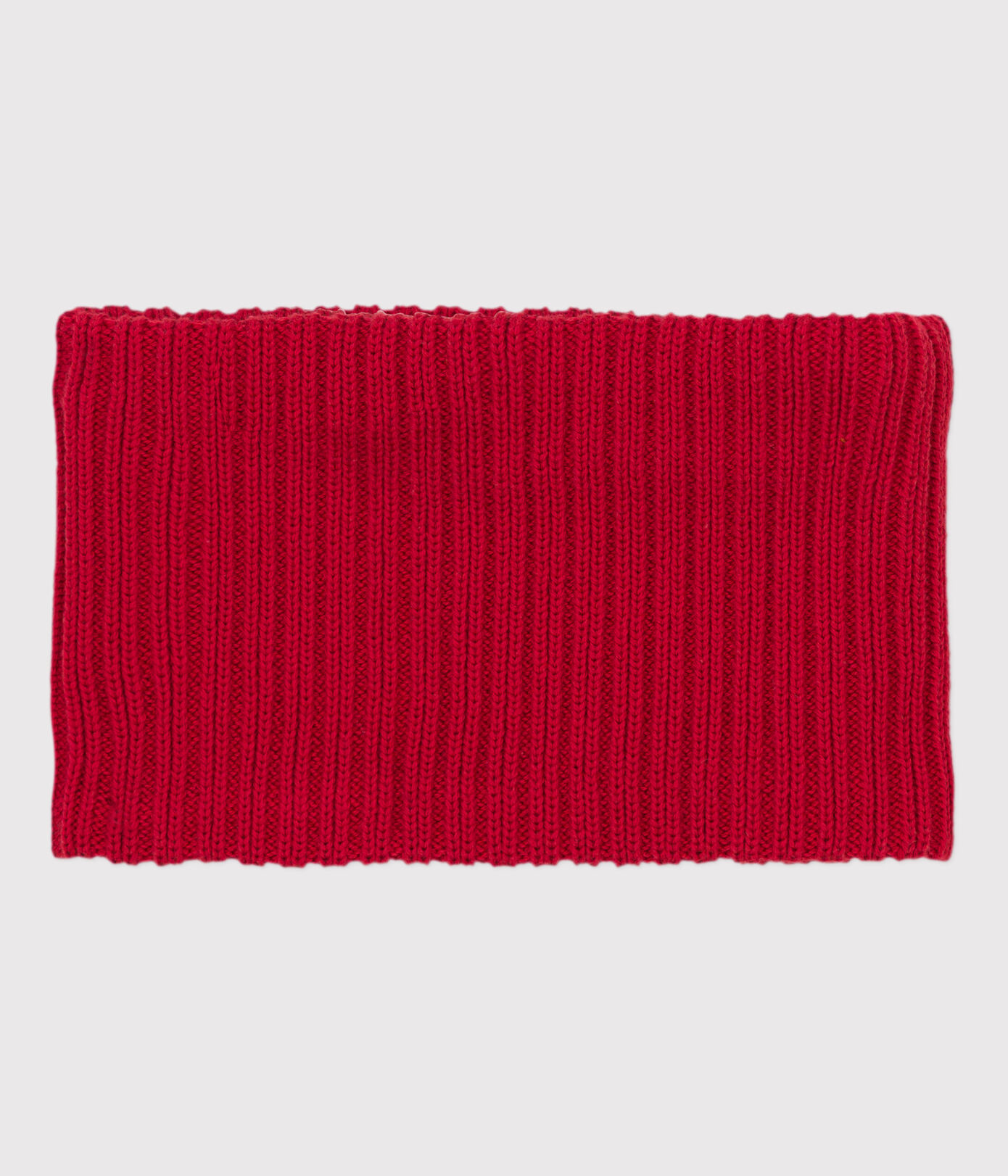 Snood bébé en tricot doublé en polaire recyclée