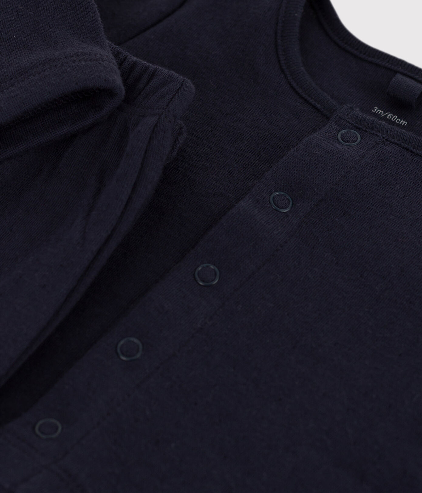 Ensemble 2 pièces uni en tubique bio bébé