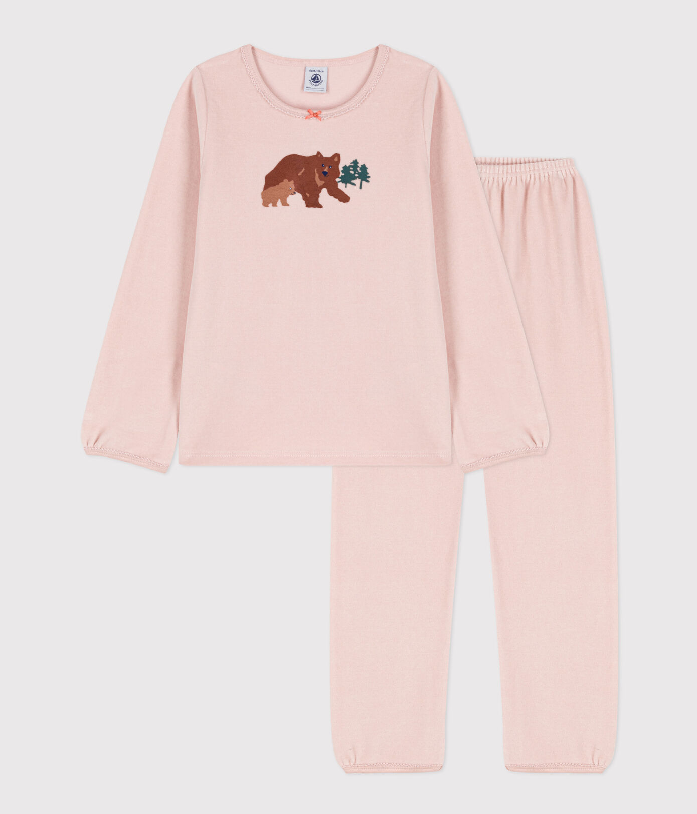Pyjama petite fille en velours
