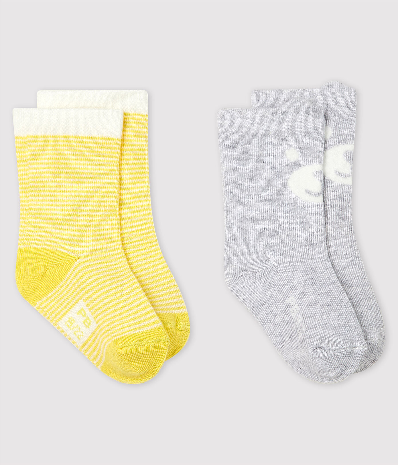 Lot de 2 chaussettes à motif bébé garon