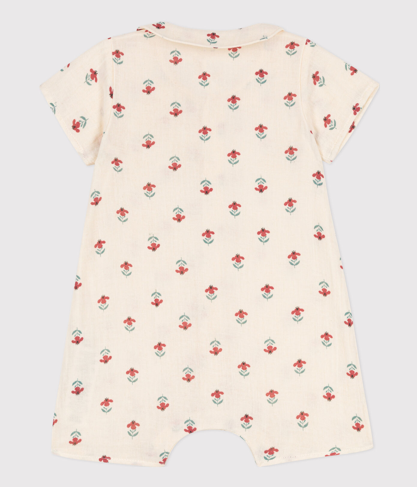 Combinaison imprimée en gaze de coton bébé