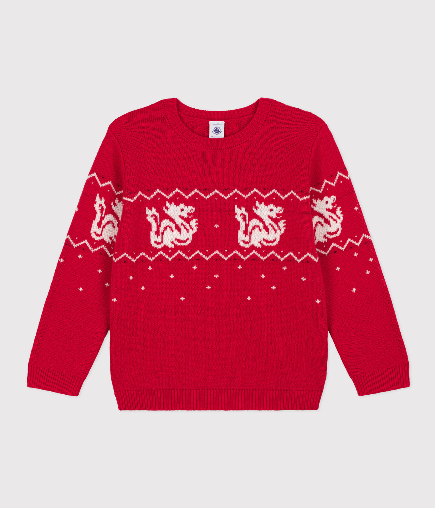 Pull en laine et coton enfant garon