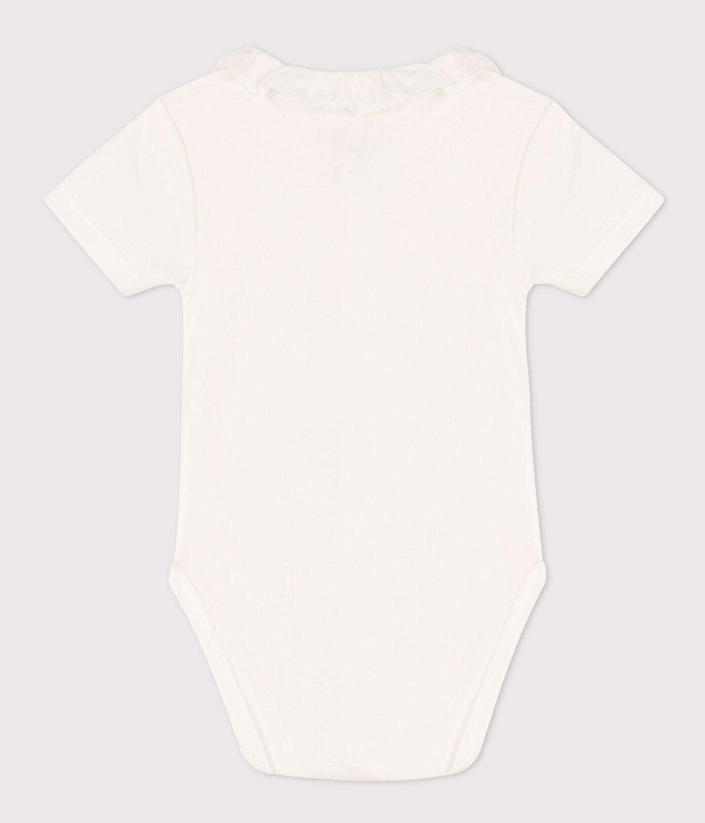 Body manches courtes à col en coton bébé