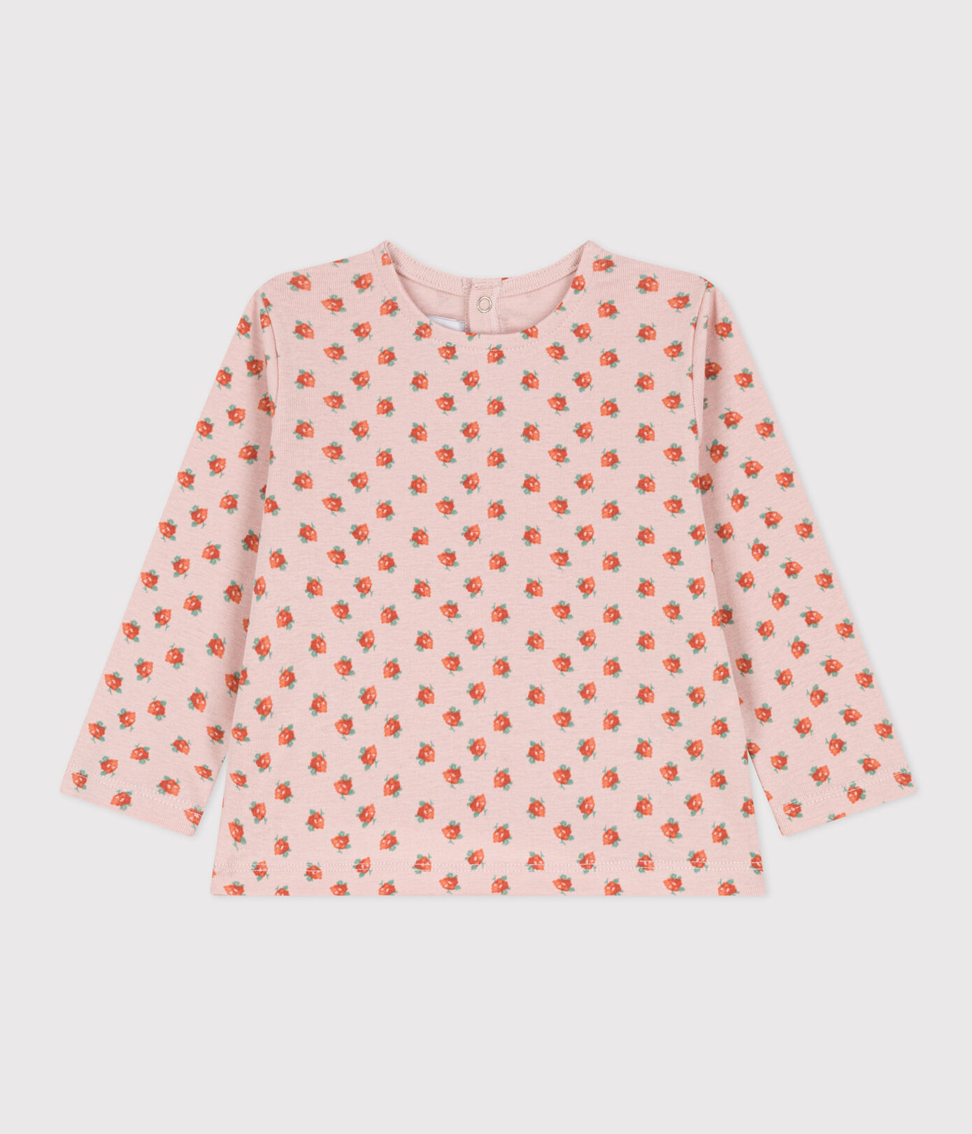 Tee-shirt manches longues en coton bébé