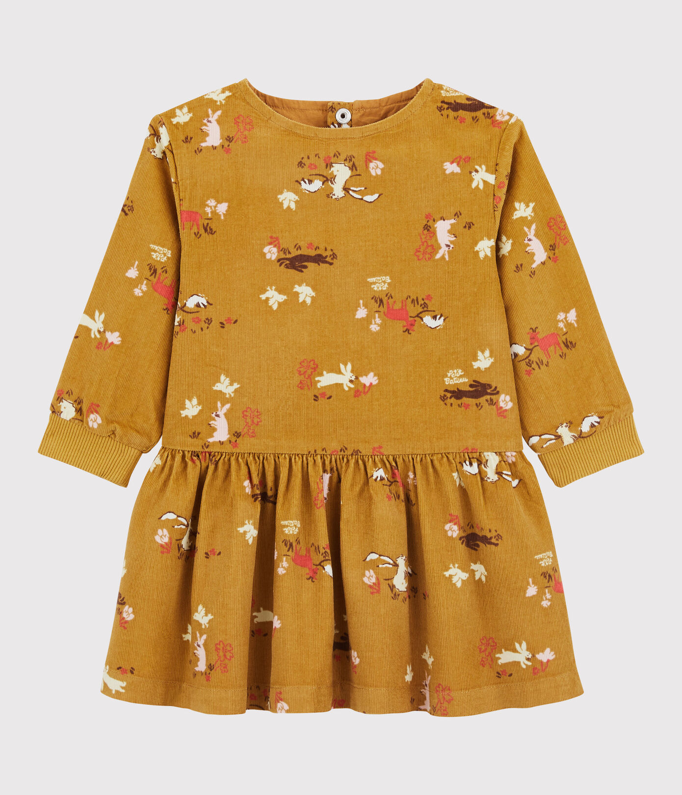 Robe en velours bébé.