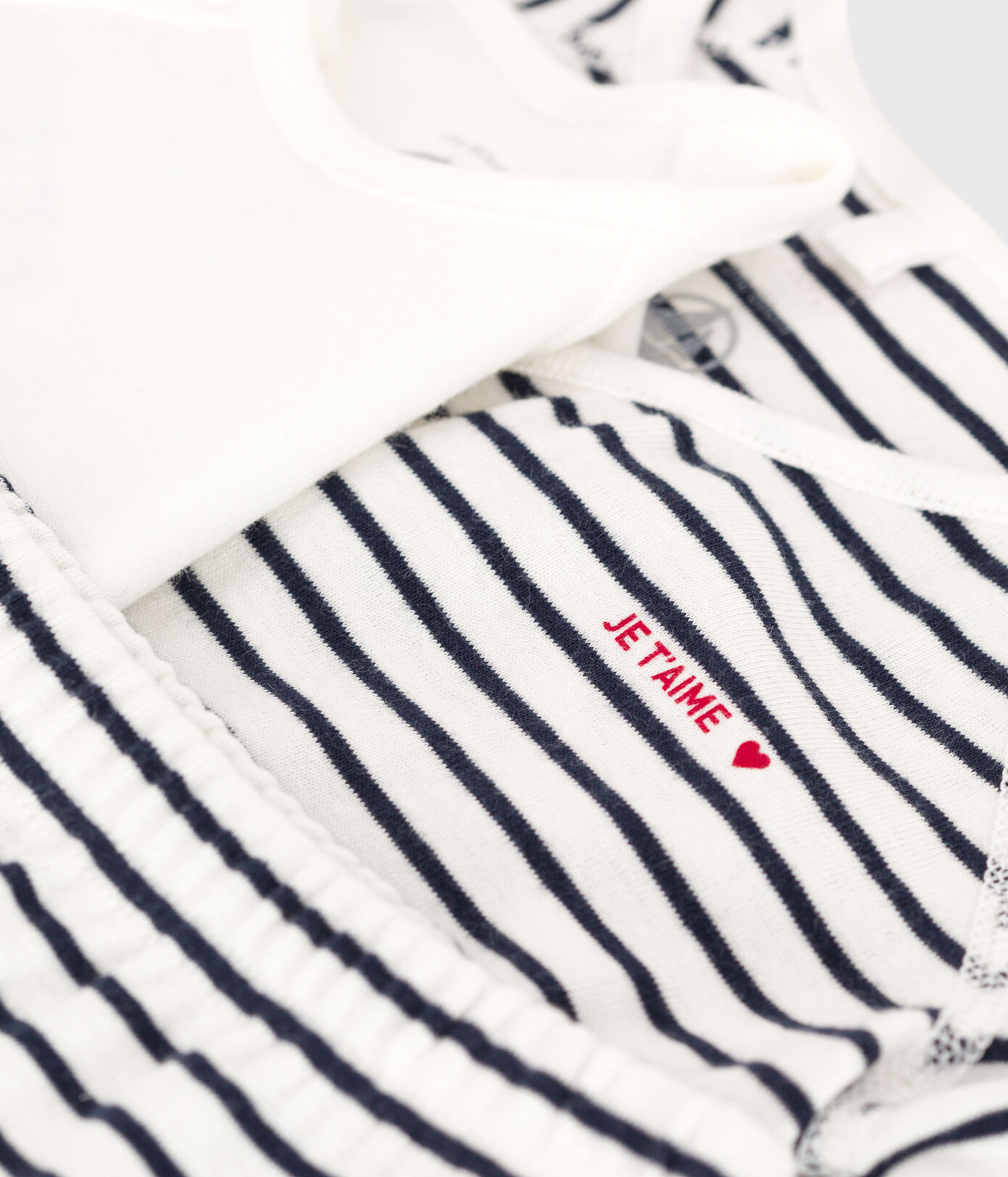 Ensemble 3 pièces iconique en coton bio bébé