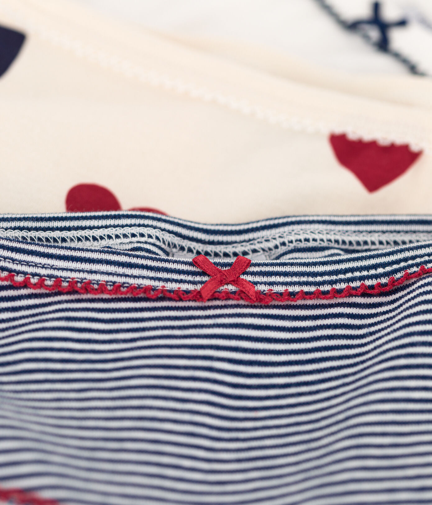 Lot de 3 culottes cur petite fille en coton