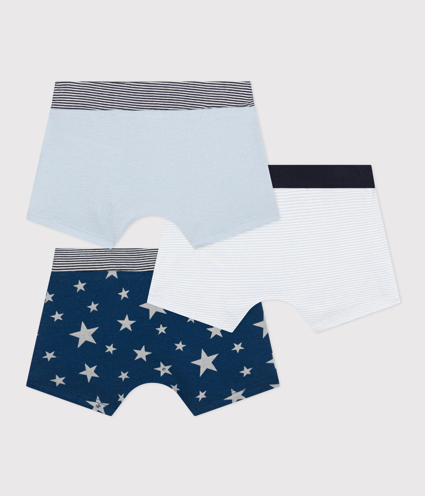 Lot de 3 boxers étoile en coton petit garon