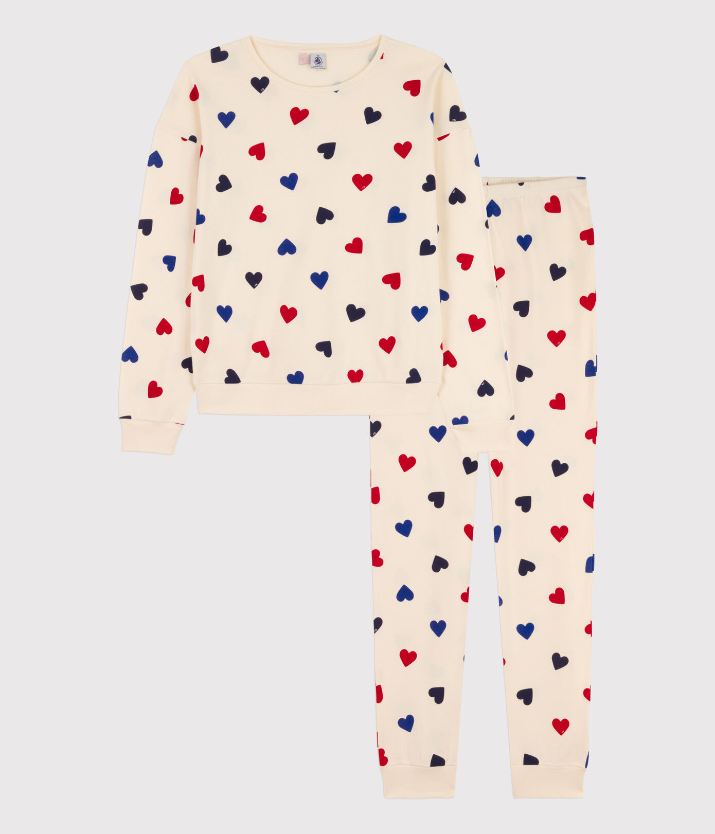 Pyjama cur femme en coton