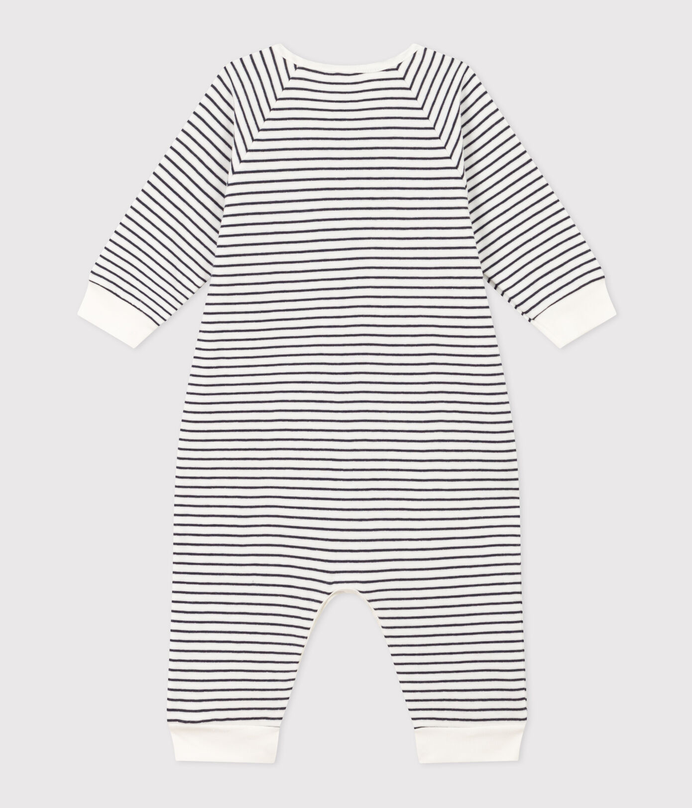 Combinaison rayée en tubique bébé