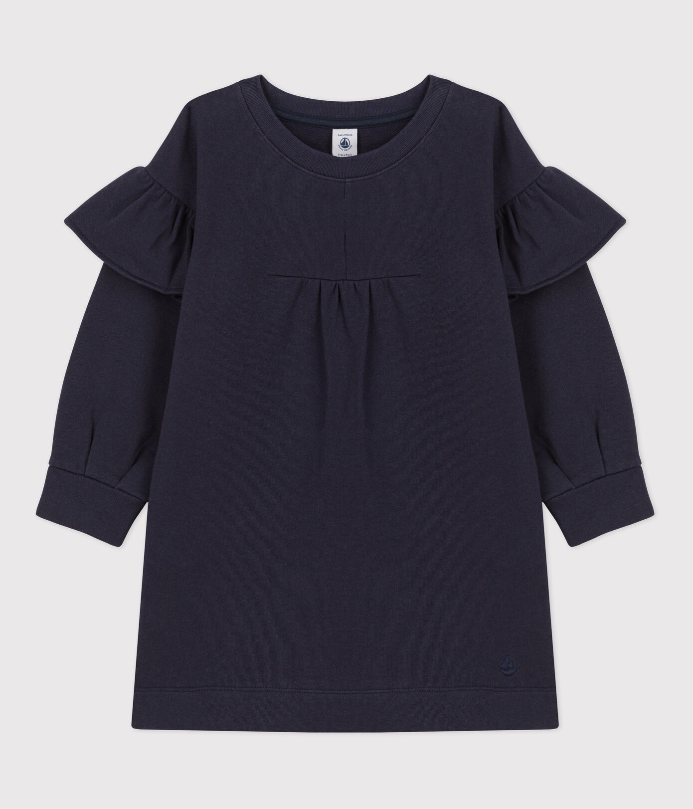 Robe manches longues en molleton enfant fille