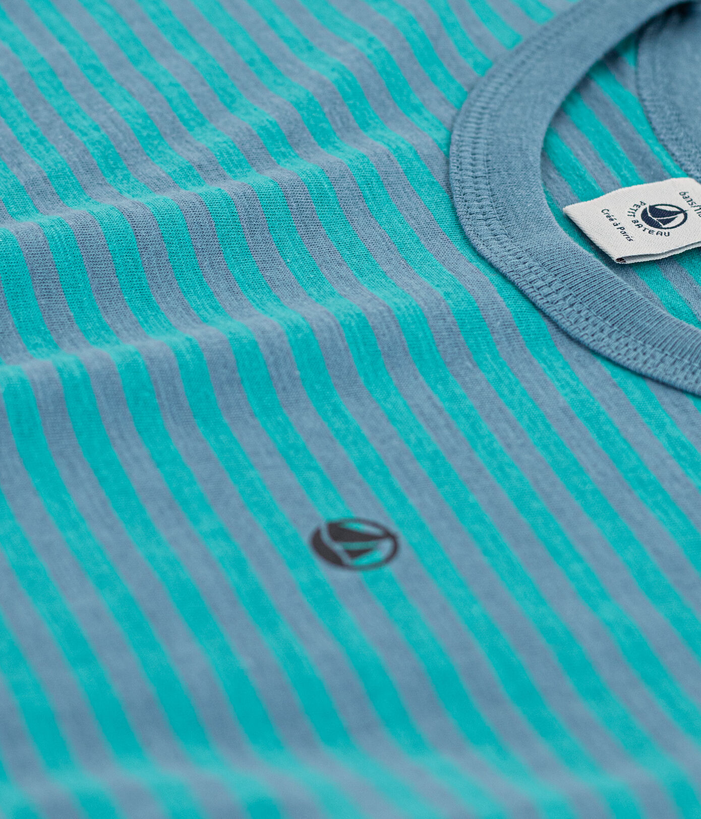 Tee-shirt rayé en coton enfant garon