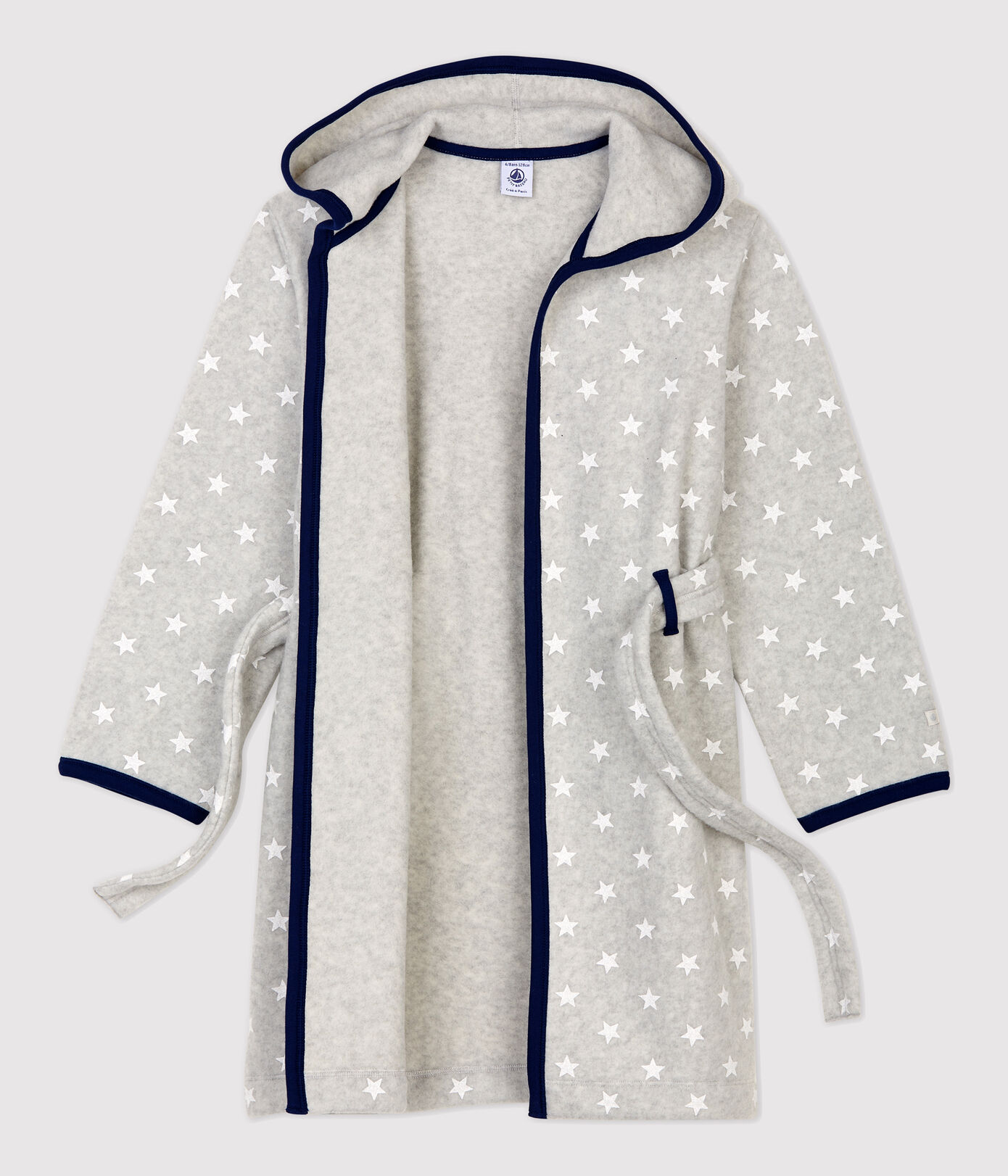 Robe de chambre étoiles petite fille/petit garon en polaire