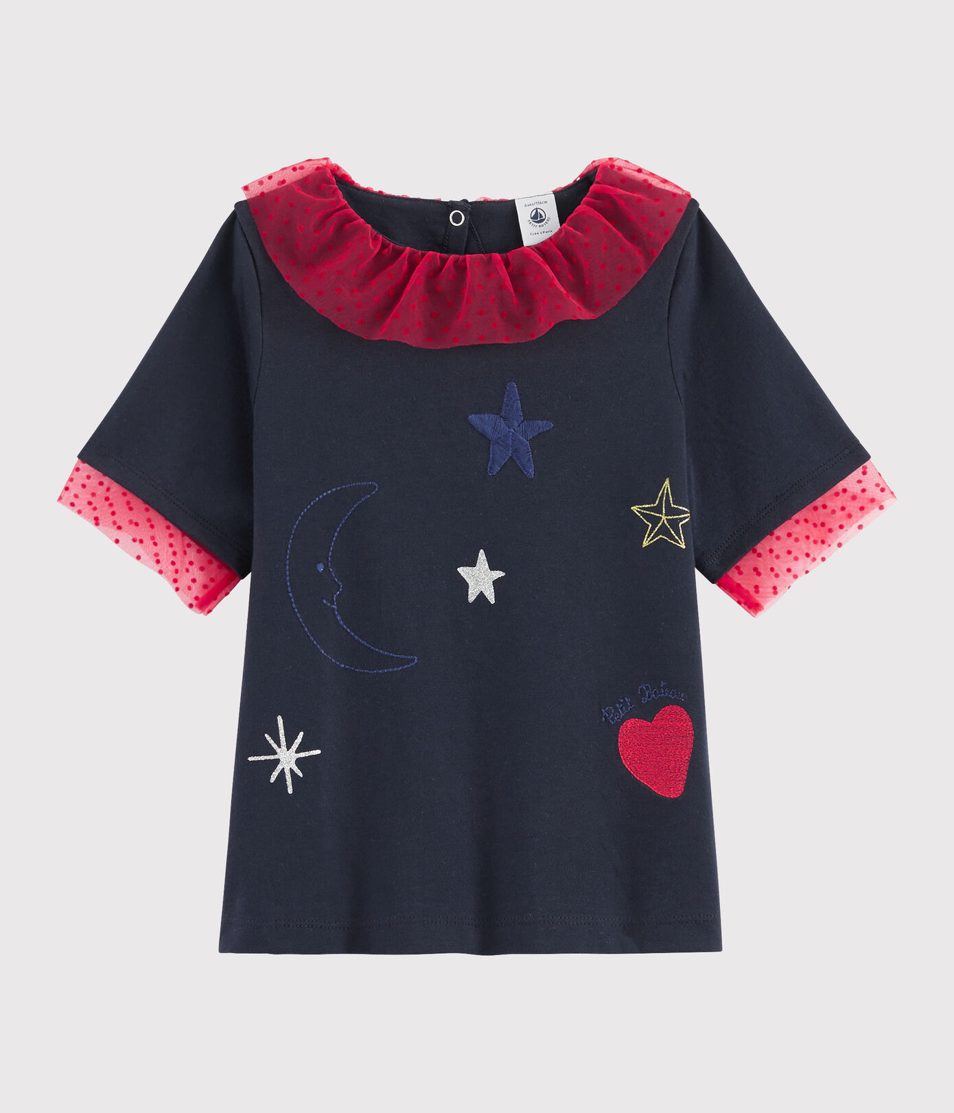 Tee-shirt brodé enfant fille