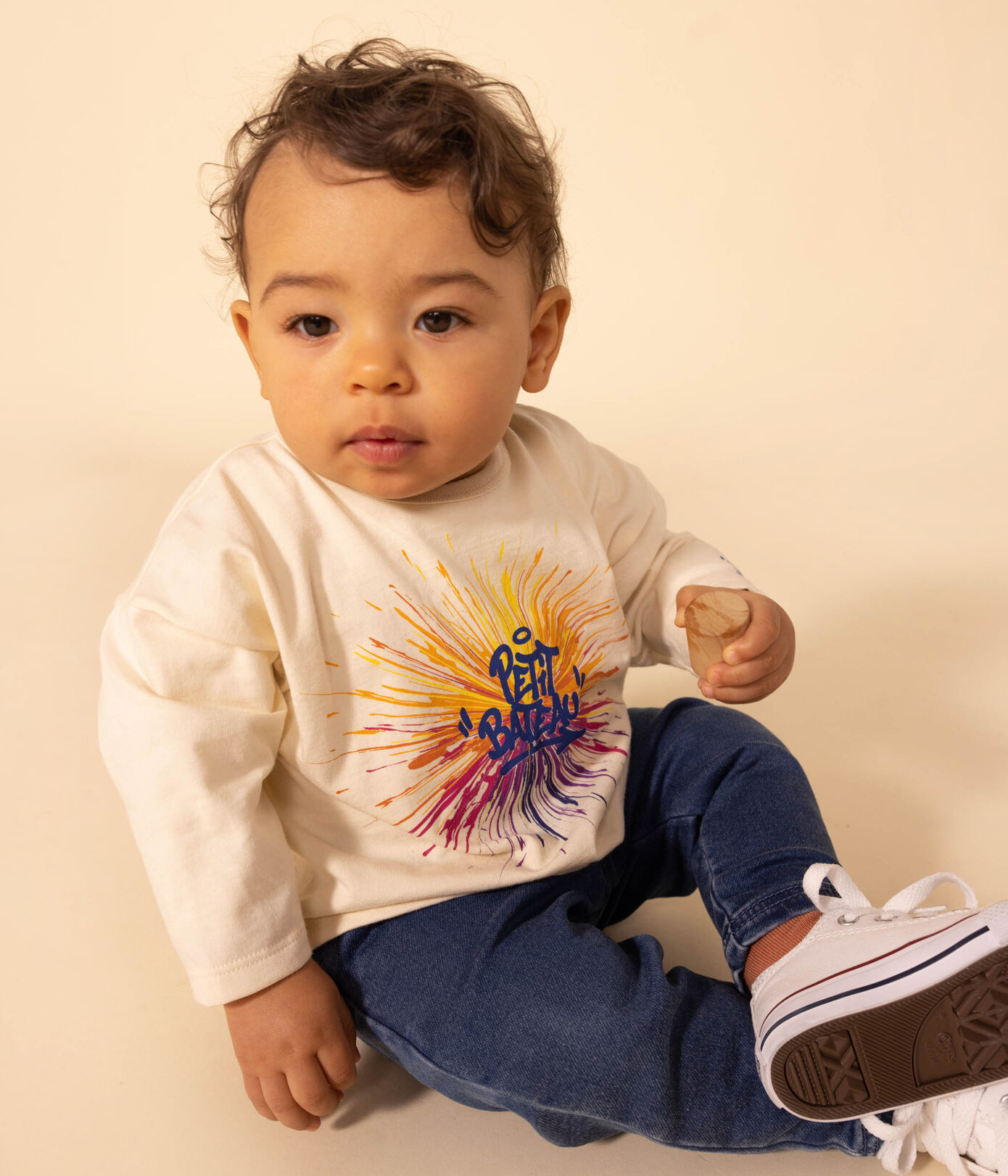 Tee-shirt manches longues en jersey bébé