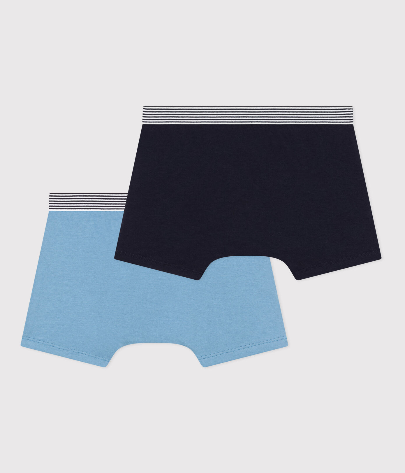 Lot de 2 boxers en coton et élasthanne garon