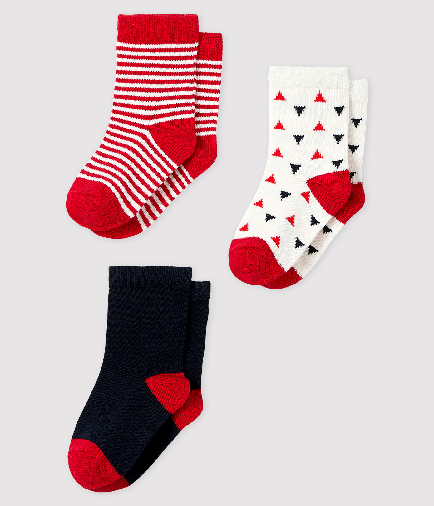 Lot de 3 paires de chaussettes bébé
